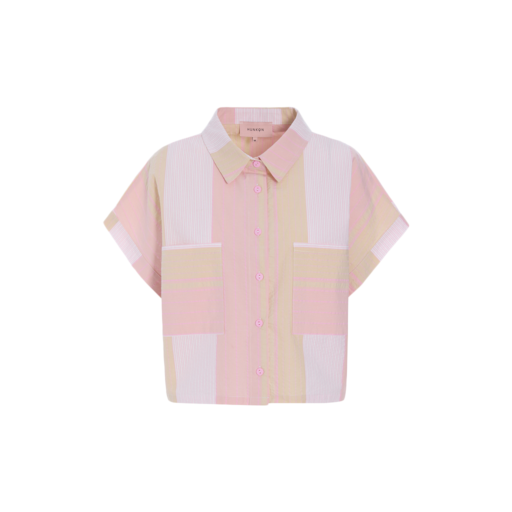 HUNKØN - Tilly Shirt, pink - Str. L