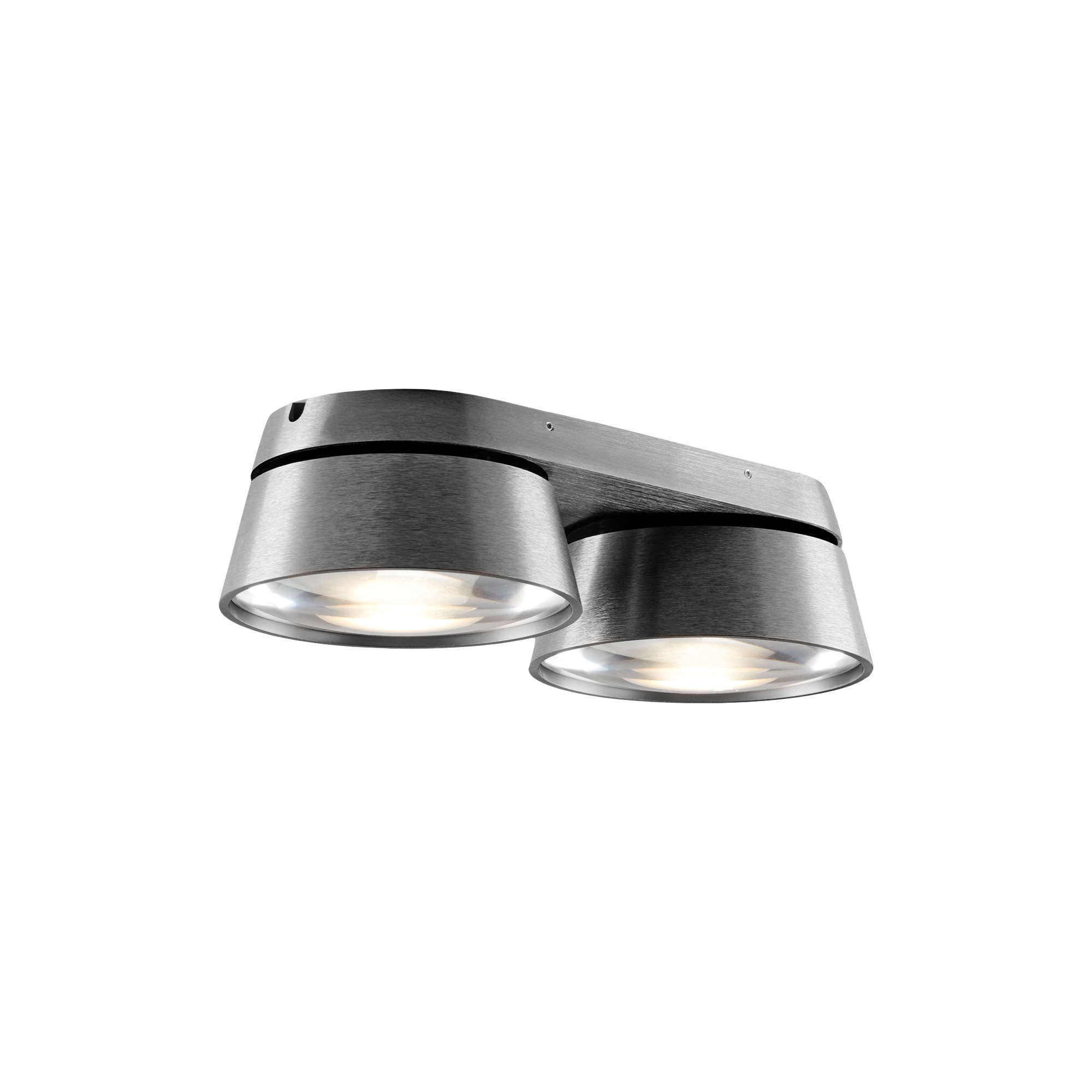 LIGHT-POINT - VANTAGE 2+ loftlampe, titanium - H: 7,4 x L: 28 x Ø 13 cm.