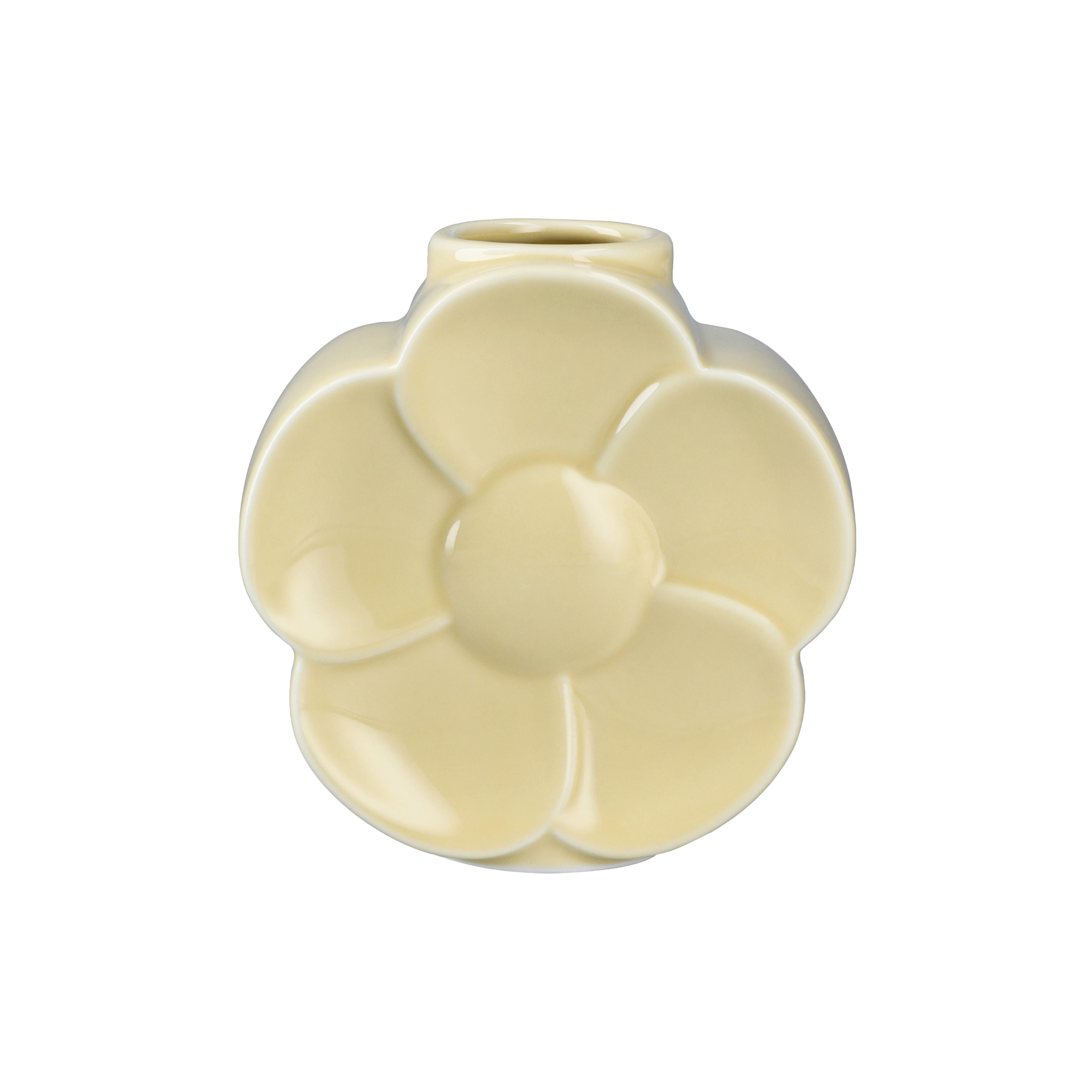 Lyngby Porcelæn - Flower Vase Smørblomst