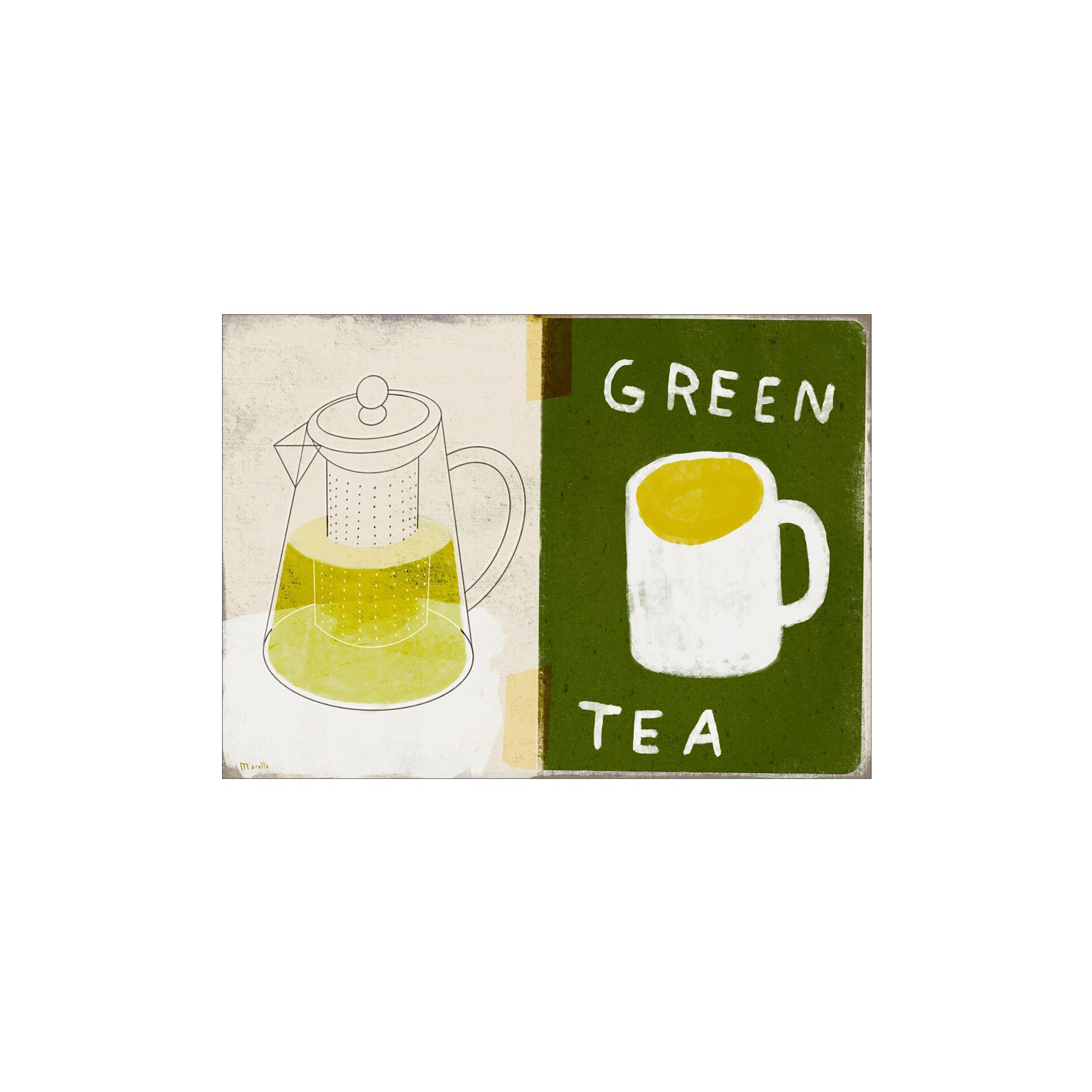 Poster & Frame - Green Tea - 50x70 cm