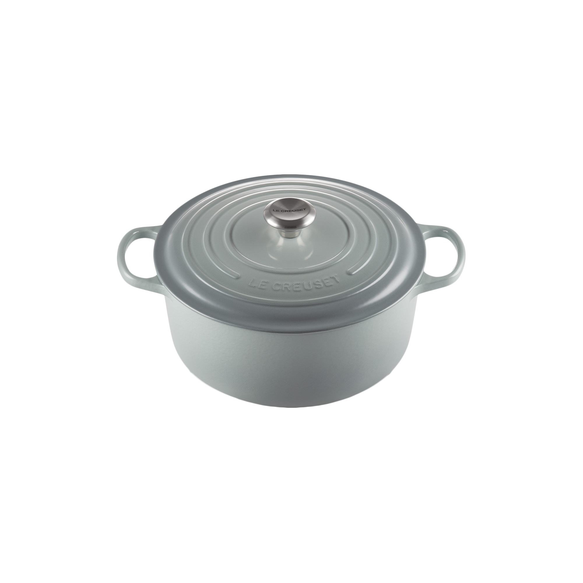 Le Creuset - Signature rund støbejernsgryde Ø 28 cm, sea salt - Ø28 cm