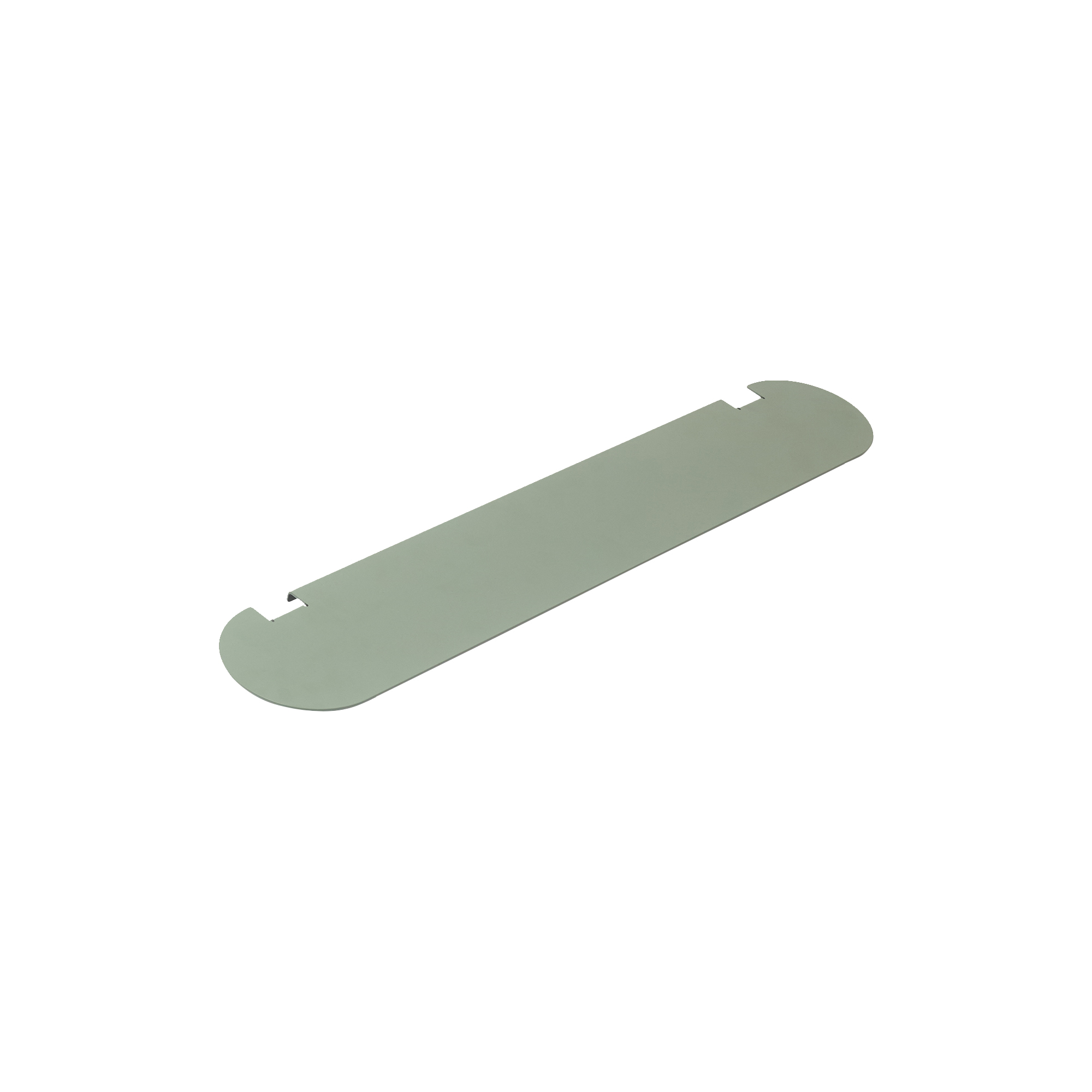Pedestal - Pipe Shelf, mossy green