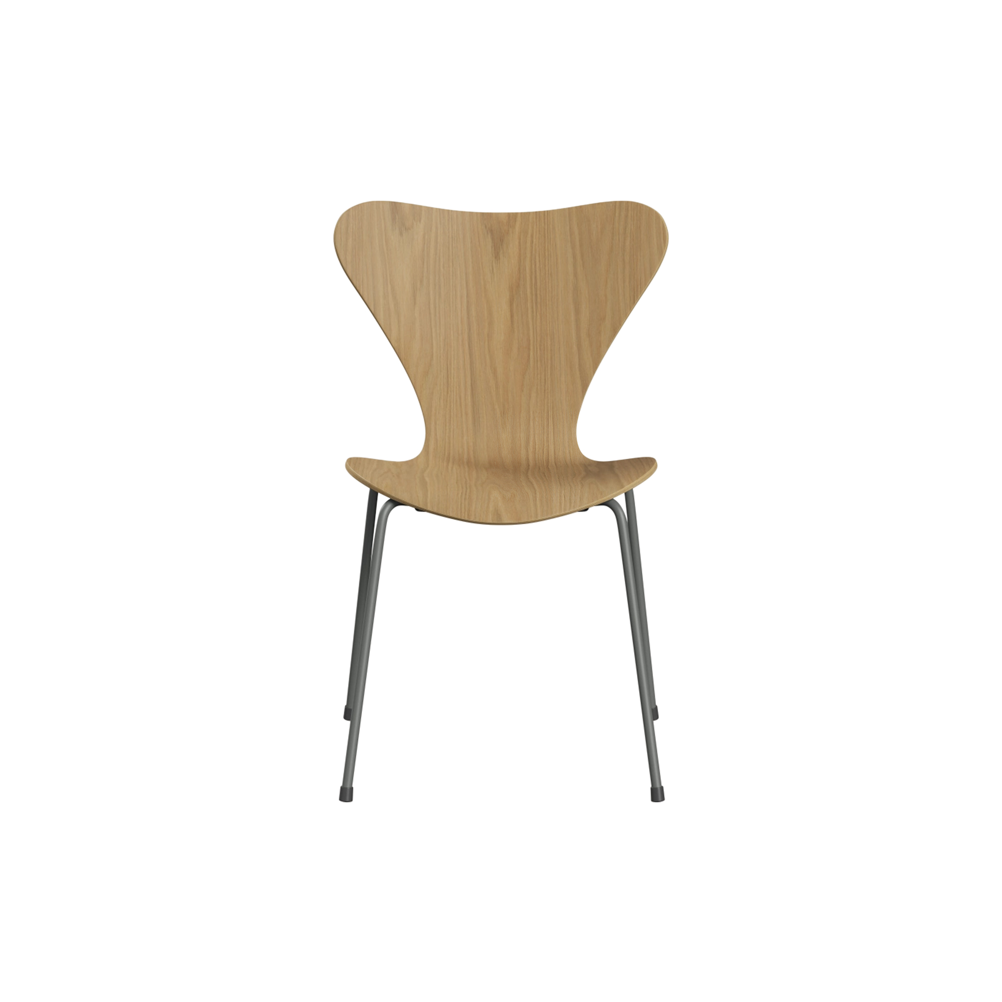 Fritz Hansen - Serie 7 3107 stol, lacquered oak/silver grey