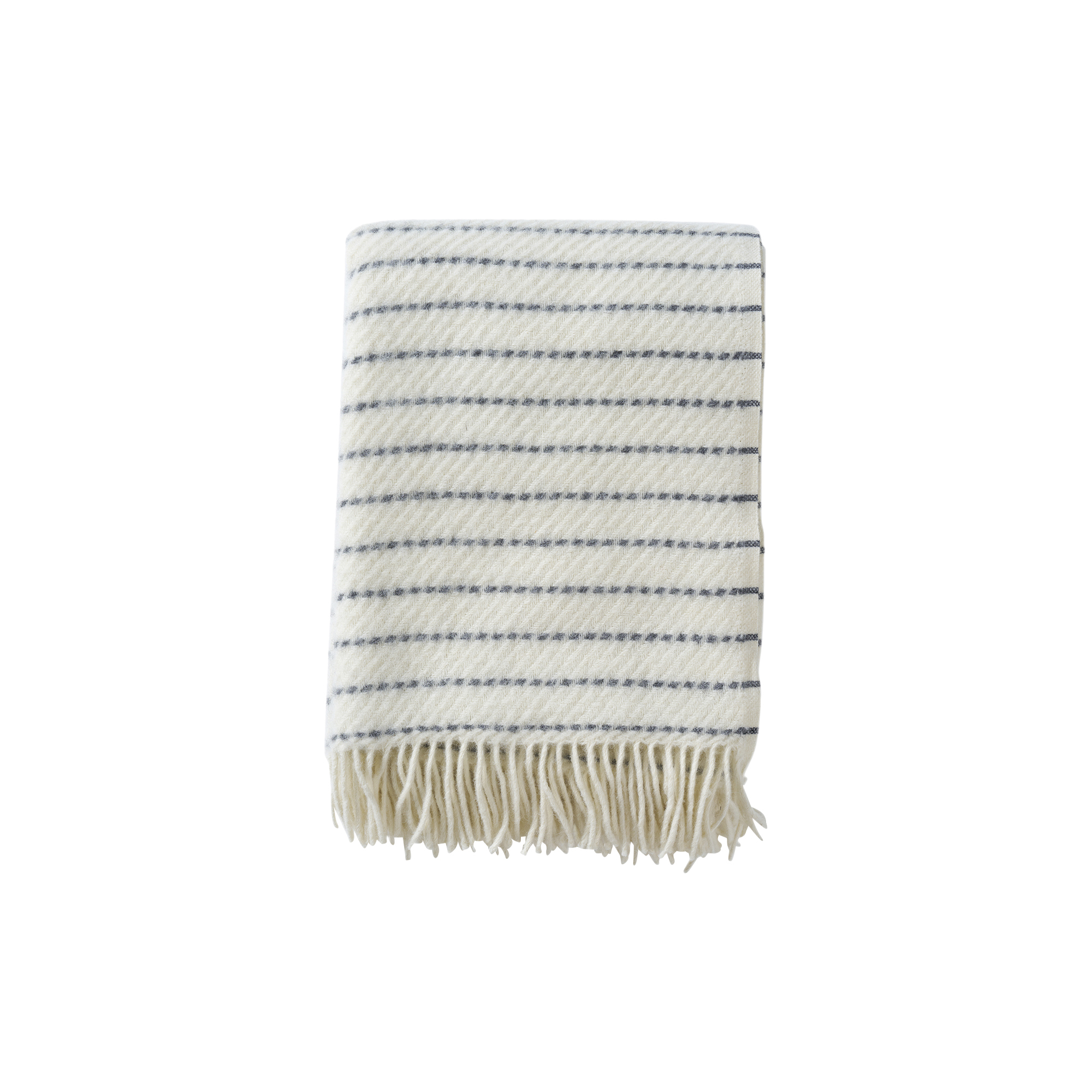 Klippan Yllefabrik - Craft plaid, grey - 130x200 cm.