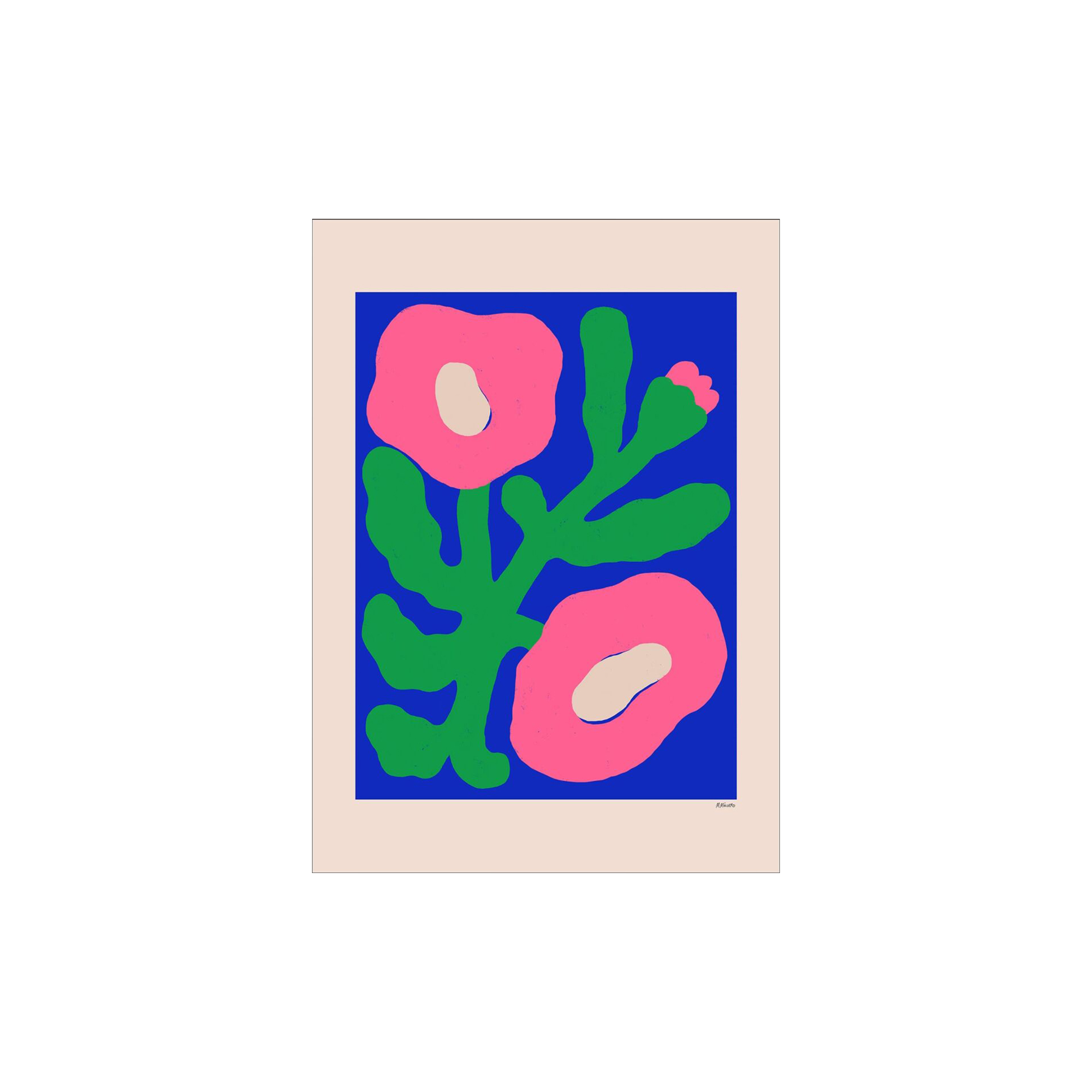 THE POSTER CLUB - Pink Poppies - 30x40 cm