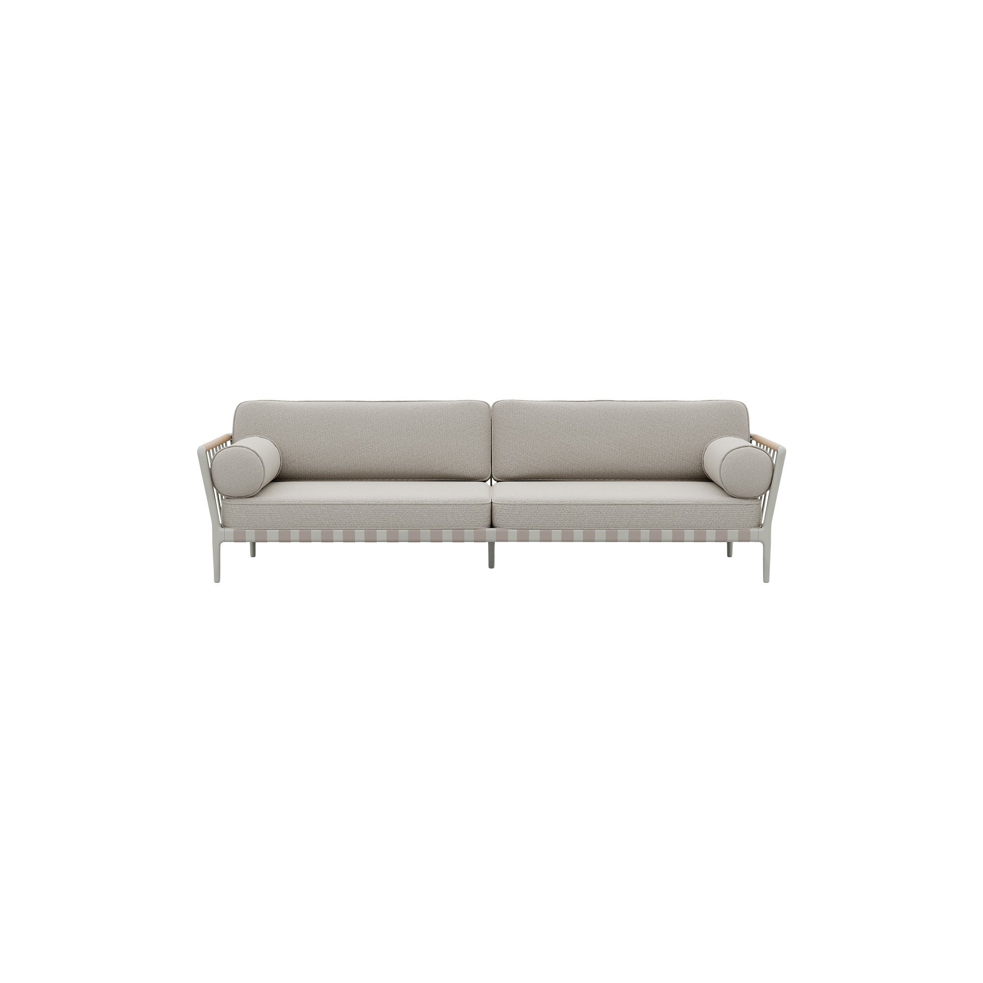 Vipp - VIPP720 Open-Air 3-Seater Sofa, light grey