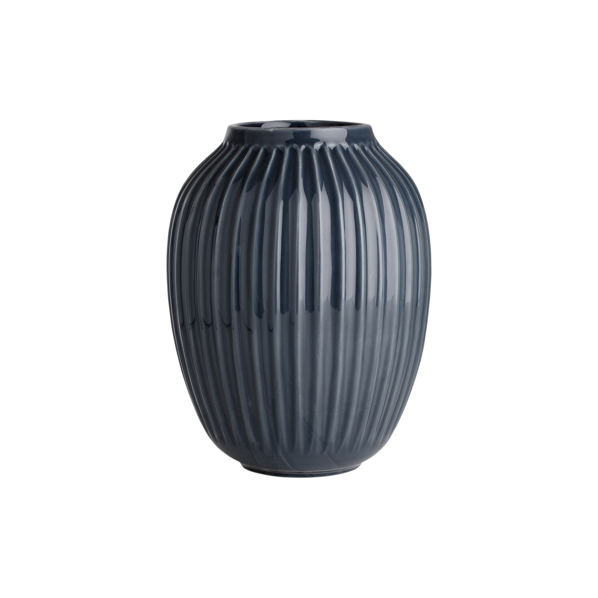 Kähler - Hammershøi vase, antracitgrå - H25.5 cm