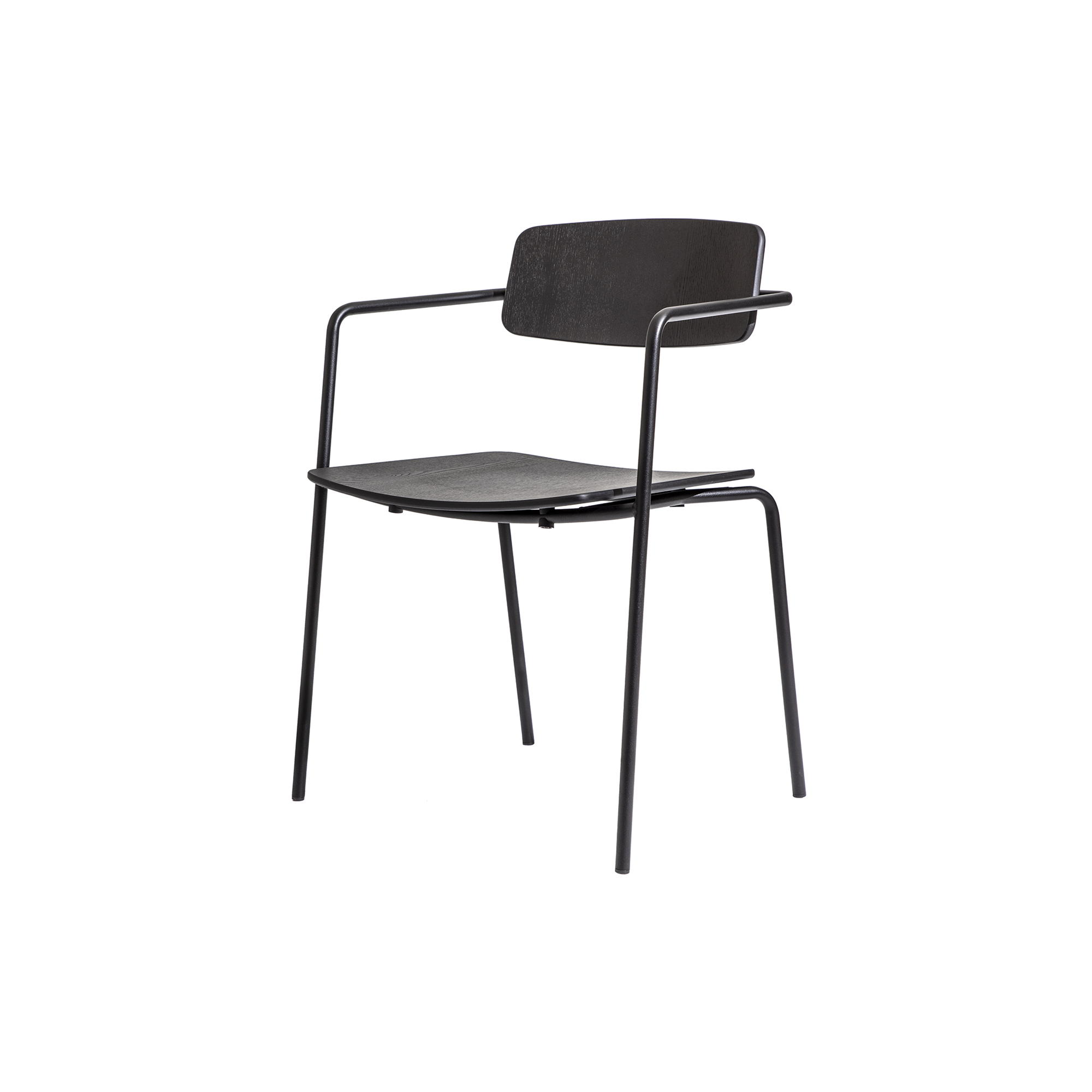 MOTARASU - FLOAT stol, black