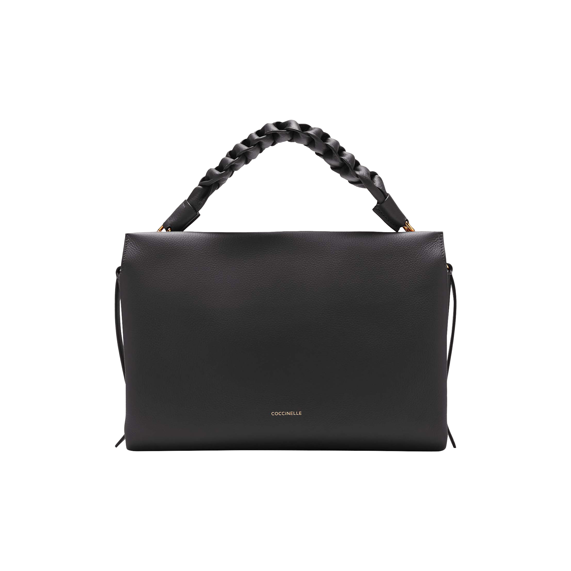 Coccinelle - Boheme Grana Double Handbag, noir/cuir