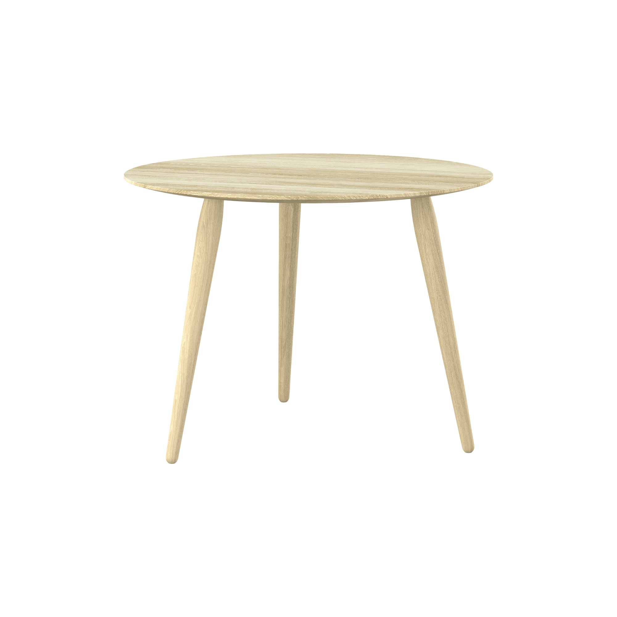 Bruunmunch Furniture - PLAYround Ø60 sofabord, sæbebehandlet eg - H38 cm