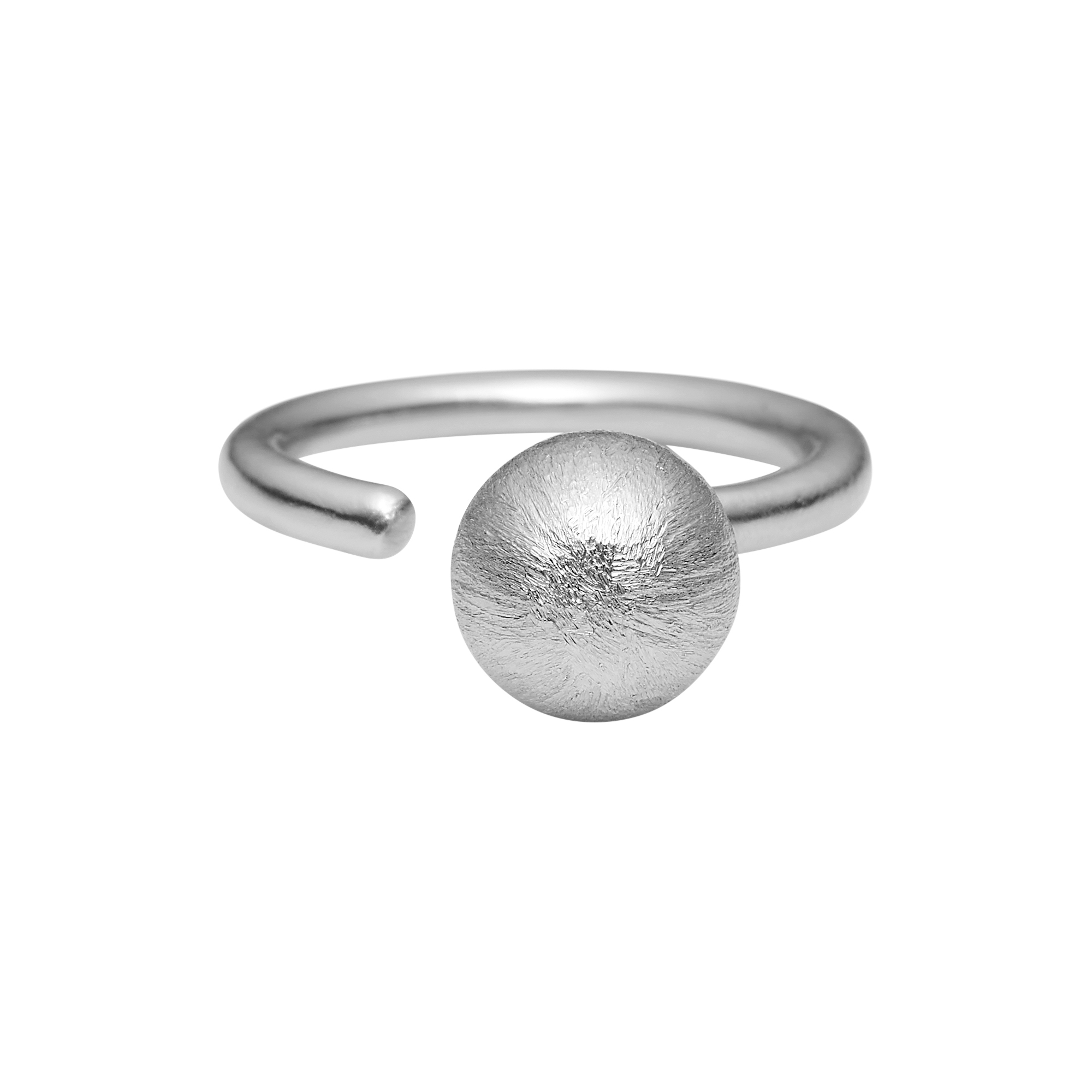 Pure by Nat - Kugle ring, sølv - Ø10mm