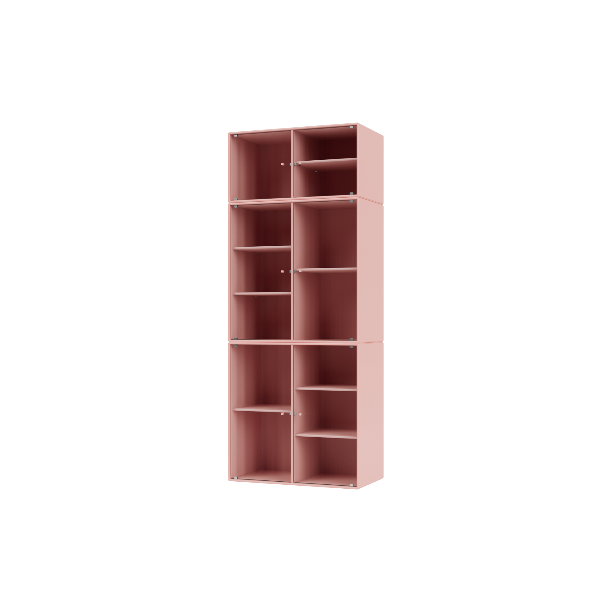 Montana Furniture - RIPPLE IV vitrineskab, 167 ruby
