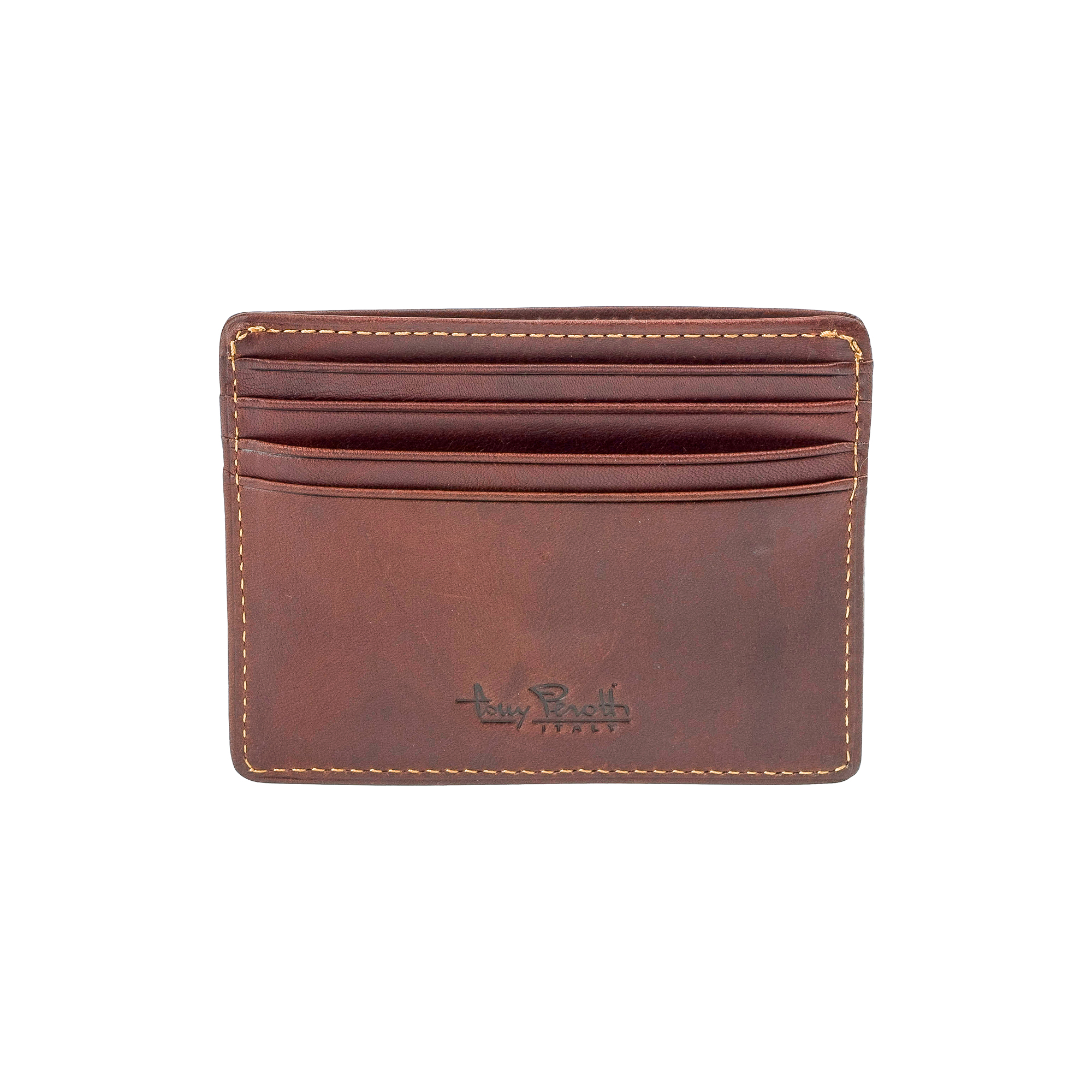 Tony Perotti - Creditcard Wallet, dark brown - 10.5x8x0.5 cm