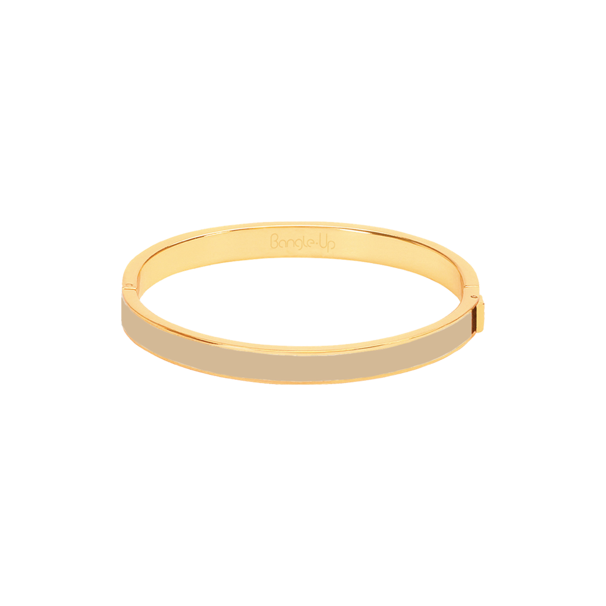 bangle up - BANGLE Bracelet 7 mm T2, mastic beige - T2