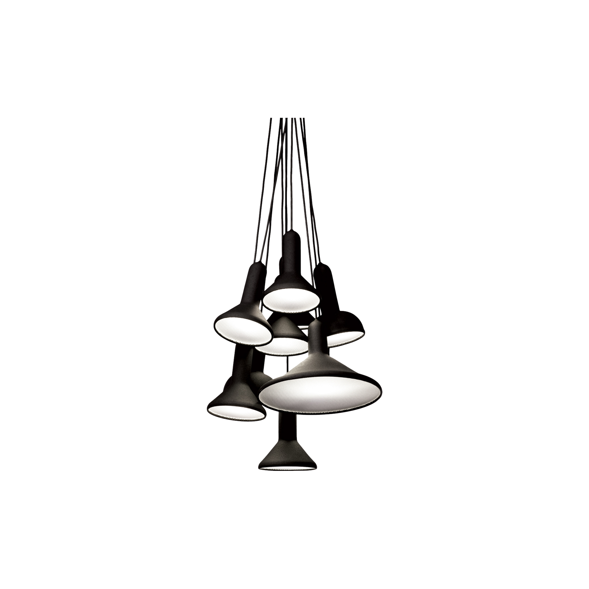 Established & Sons - TORCH BUNCH S10 Bunch, black