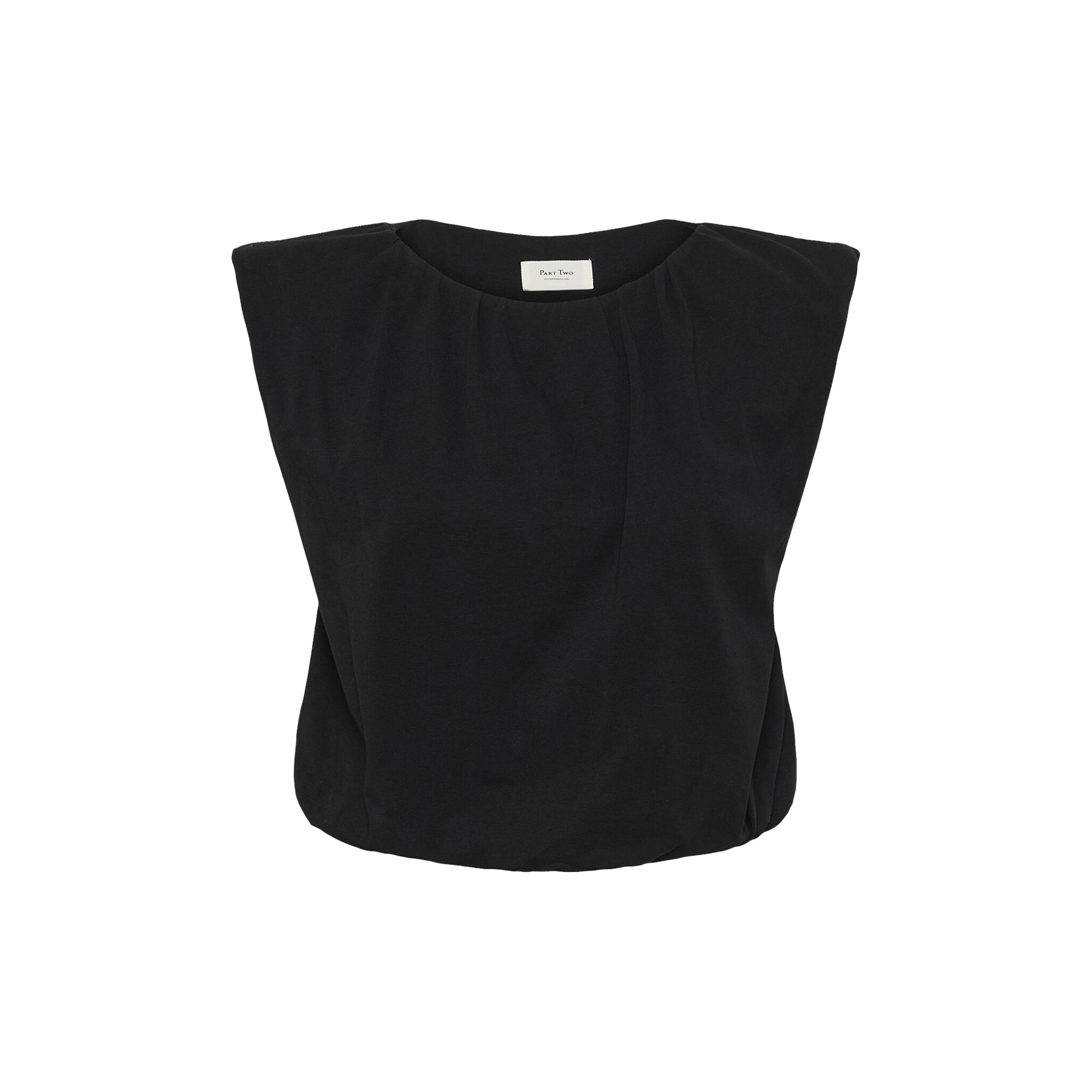Part Two - BerthinePW Top, black - Str. M