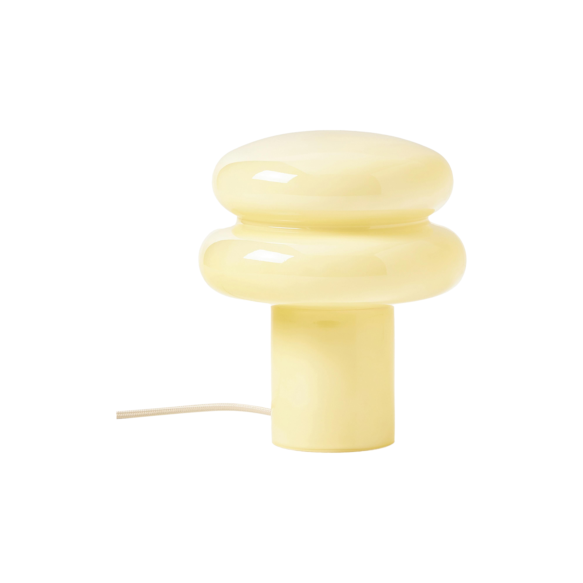 Westwing Collection - Baya Small Opal Glass Table Lamp, light yellow