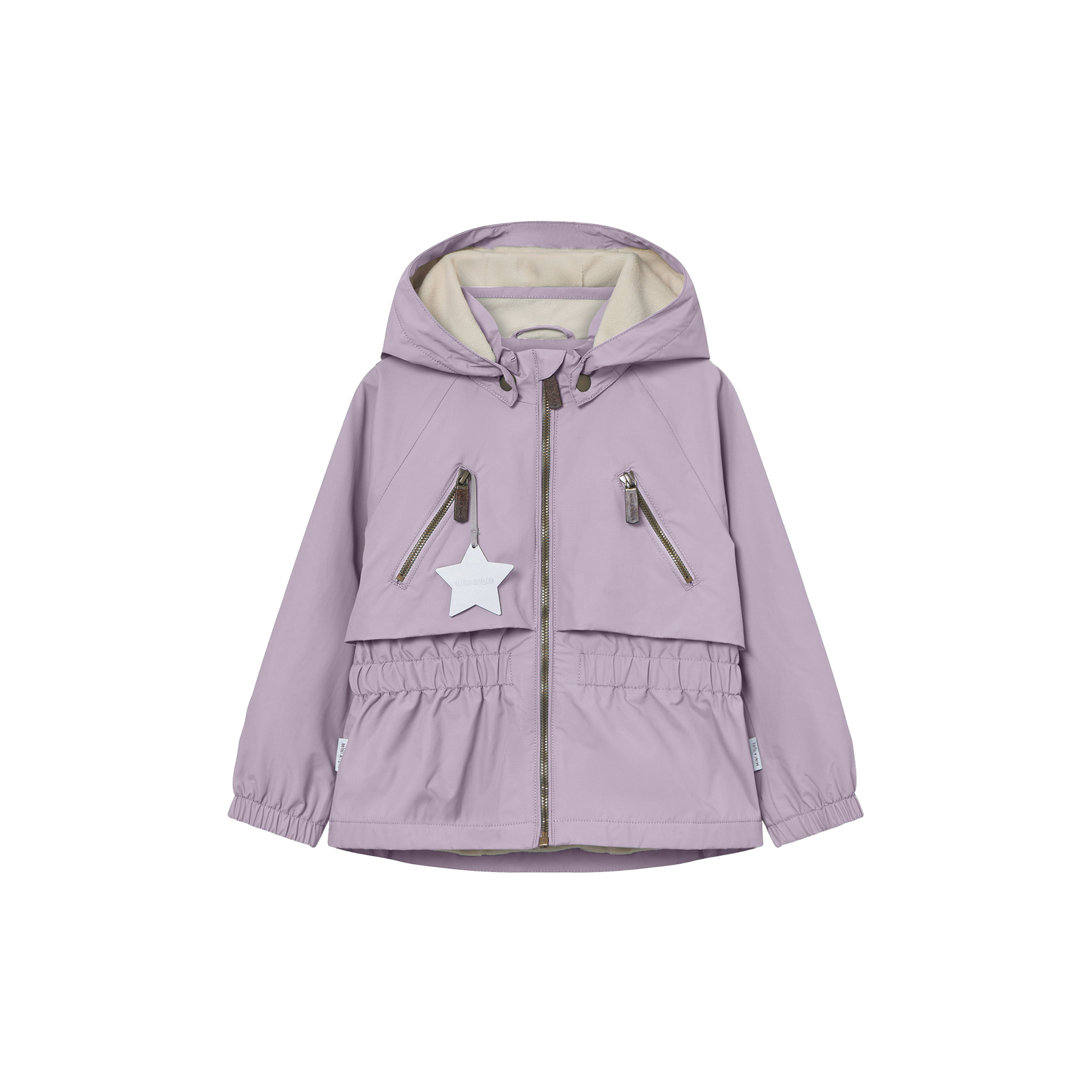 Mini A Ture - MATALGEA Fleece Lined Jacket, minimal lilac - Str. 5Y-110