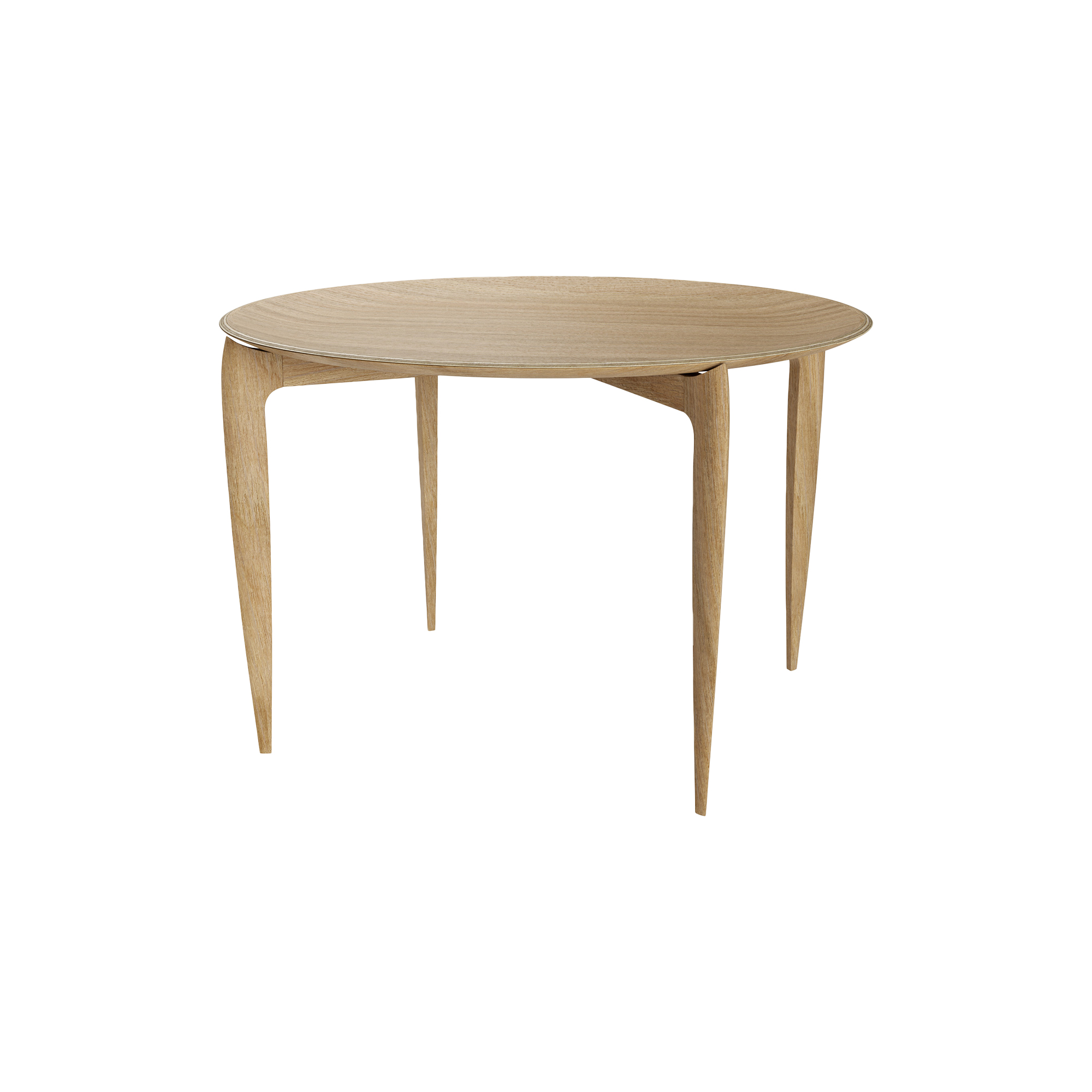 Fritz Hansen - Tray Table, oak - H39xØ60 cm