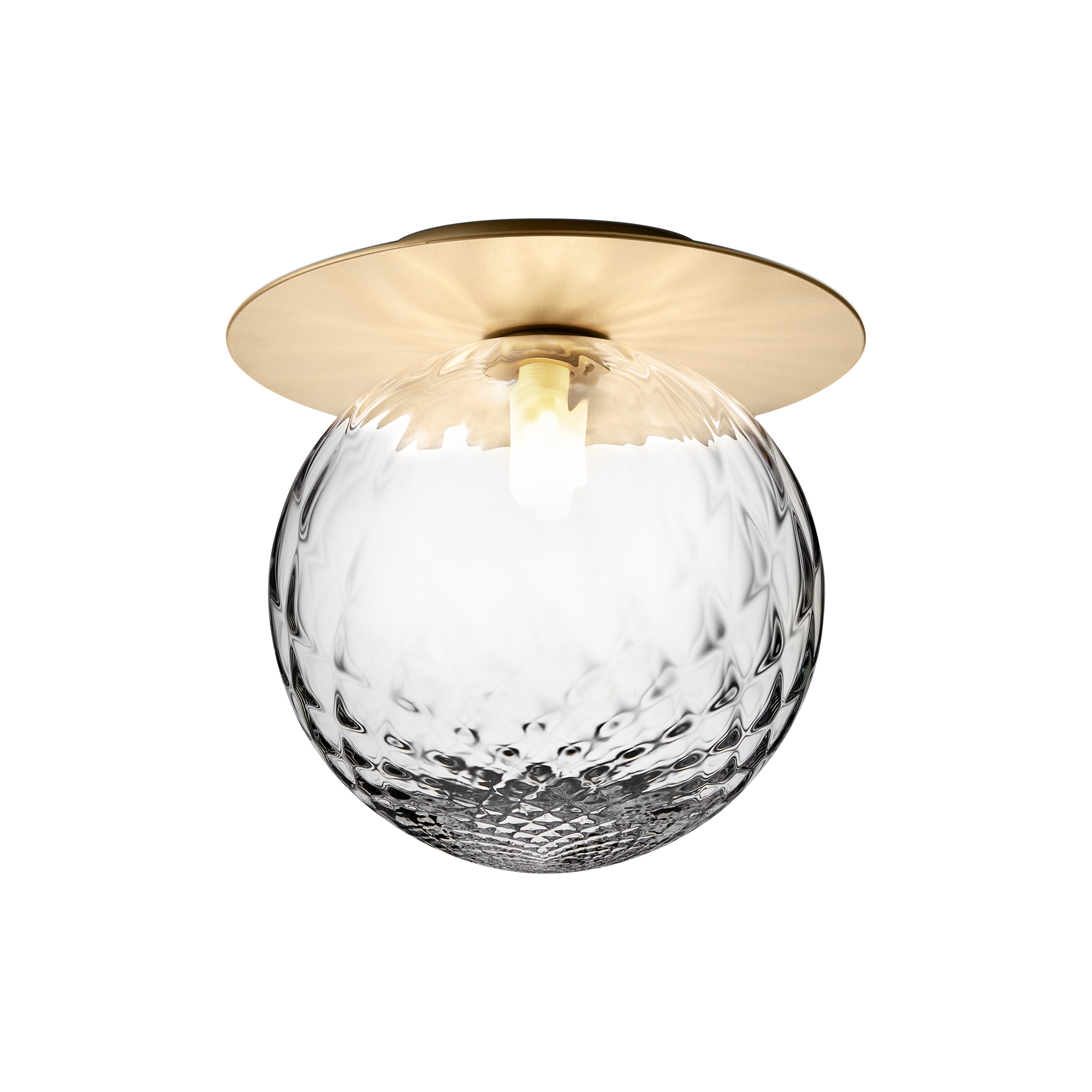 Nuura - Liila 1 Large Wall Lamp, nordic gold/optic clear