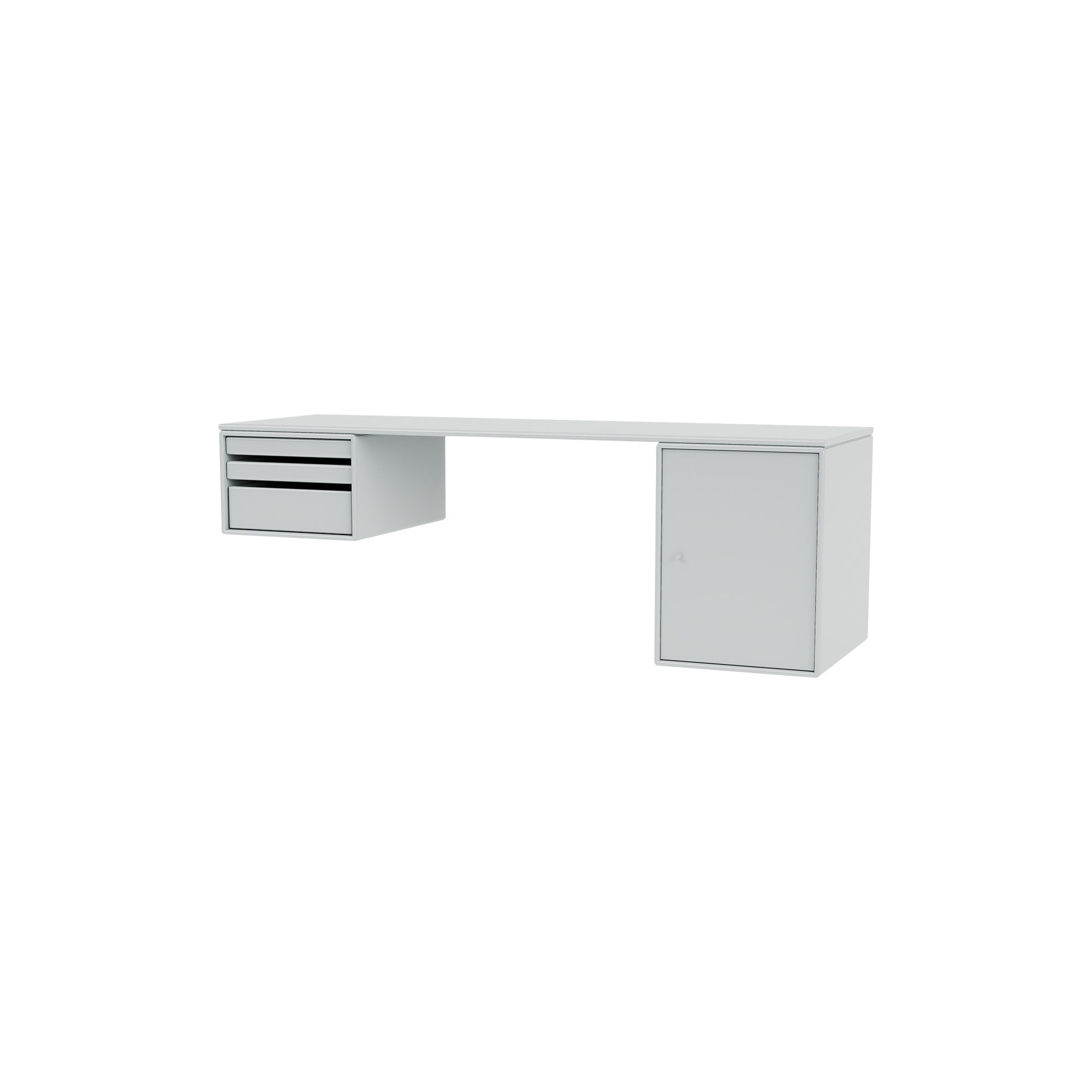 Montana Furniture - WORKSHOP skrivebord, 156 oyster