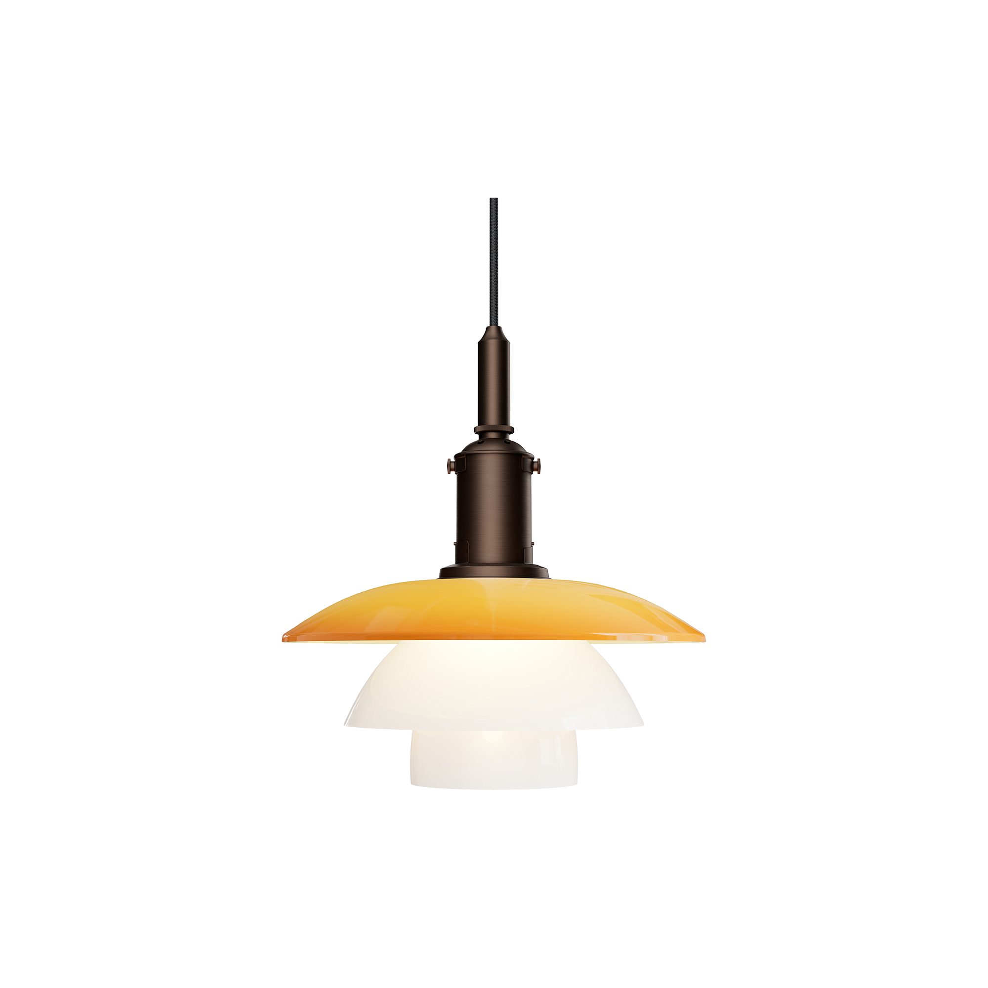 Louis Poulsen - PH 3/3 Pendel Centenary Edition, amber/opal white