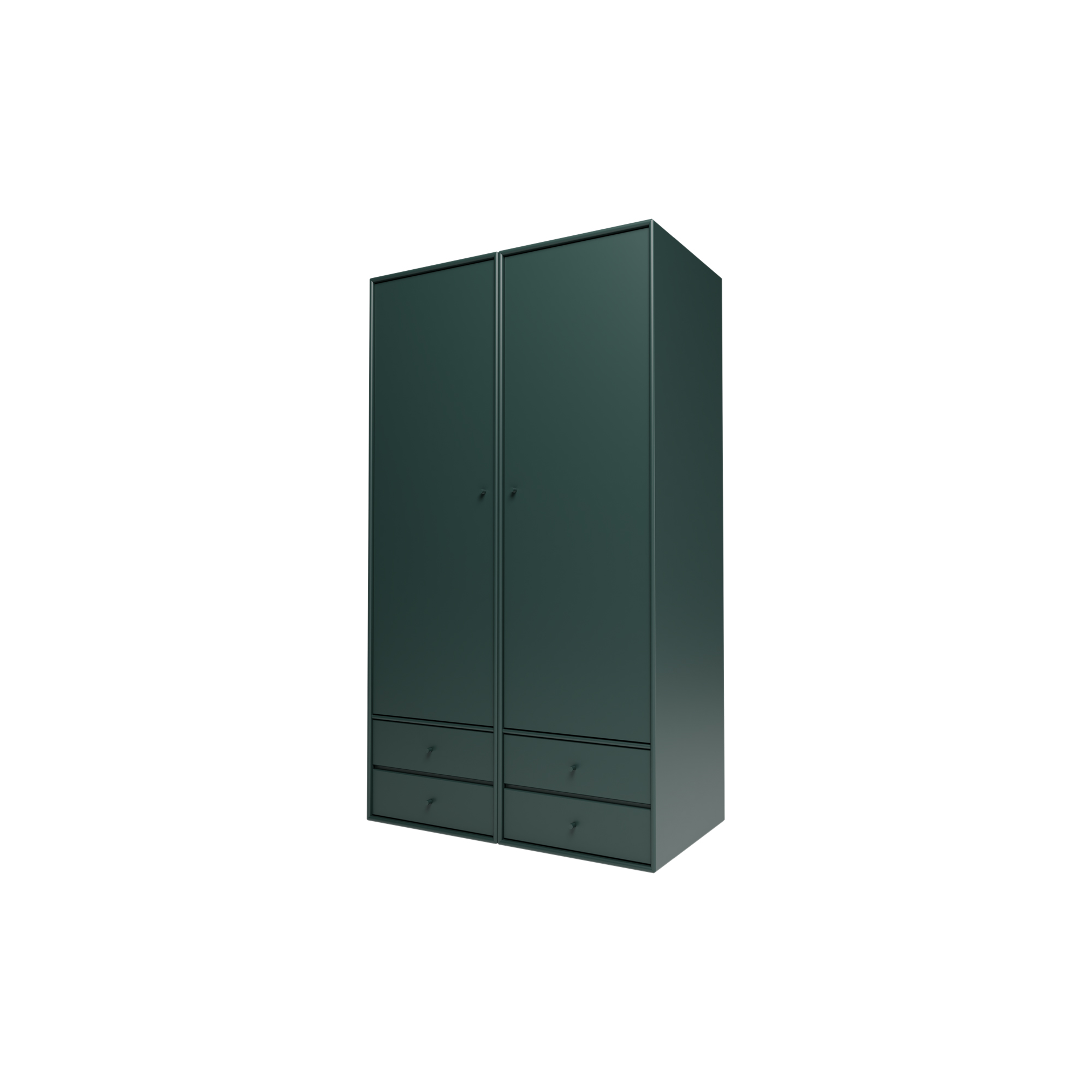 Montana Furniture - Montana Wardrobe ATTIRE IIII, 163 black jade
