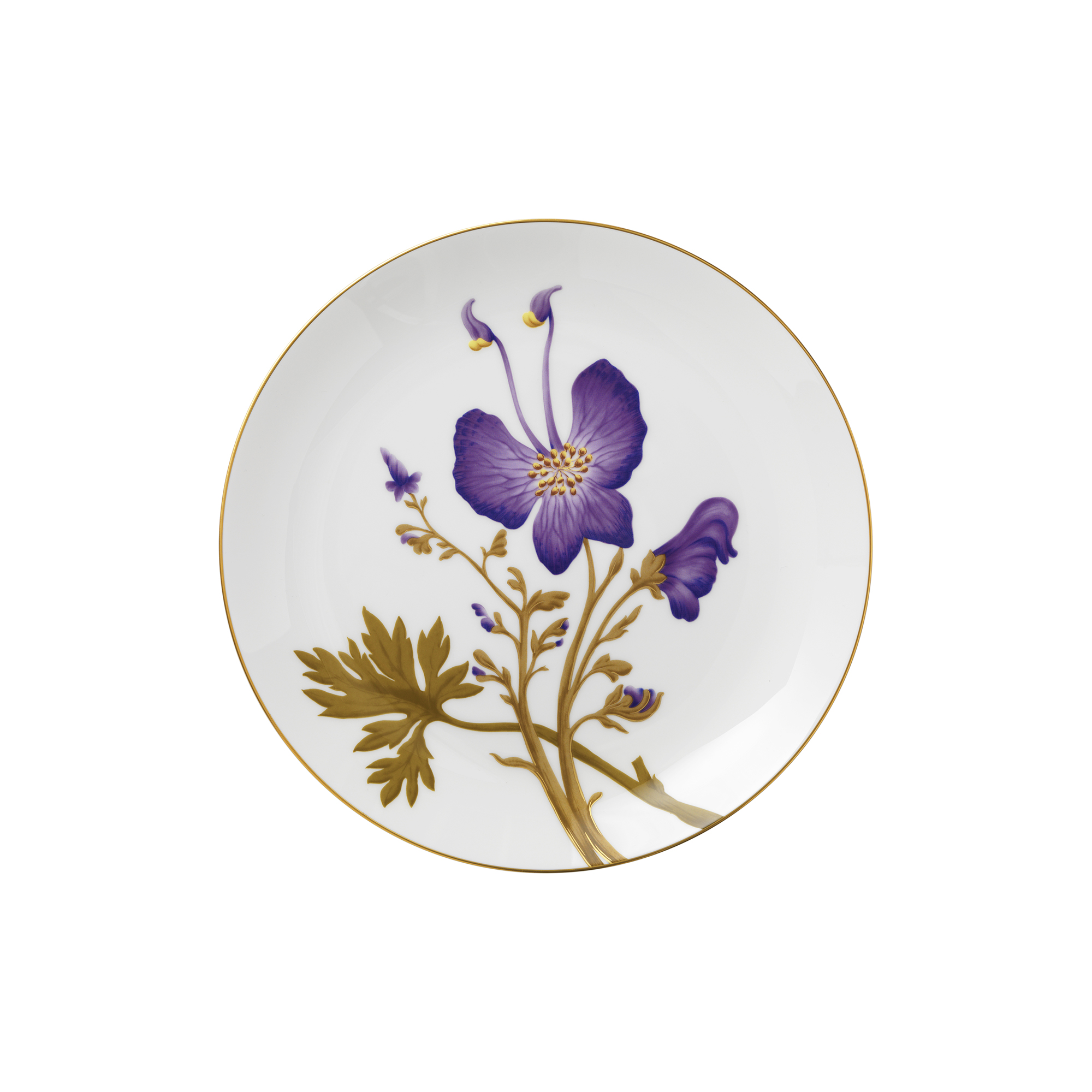 Royal Copenhagen - Flora tallerken Ø 27 cm, stedmoderblomst - Ø27 cm