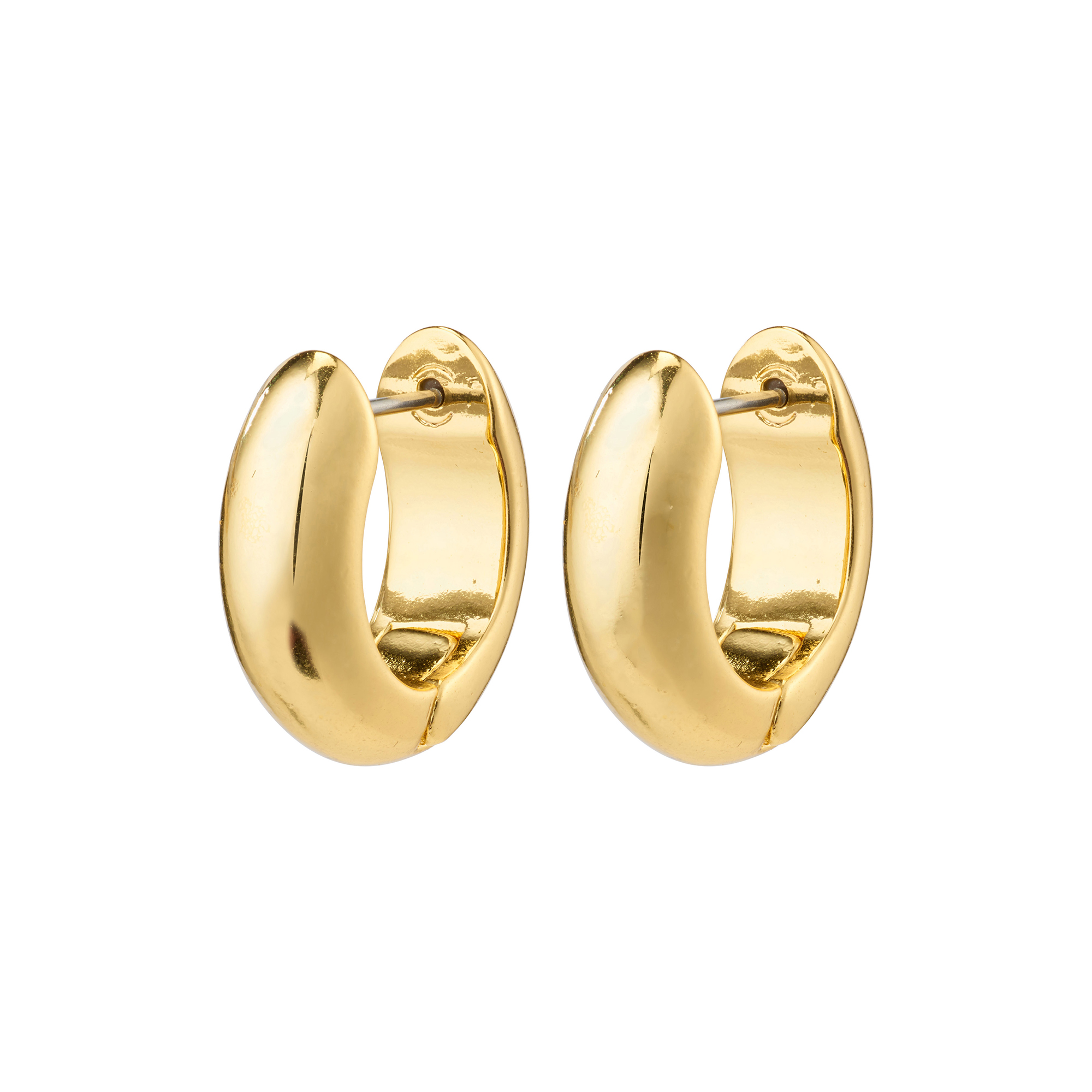 Pilgrim - MINE Chunky Huggie Hoops, gold plated