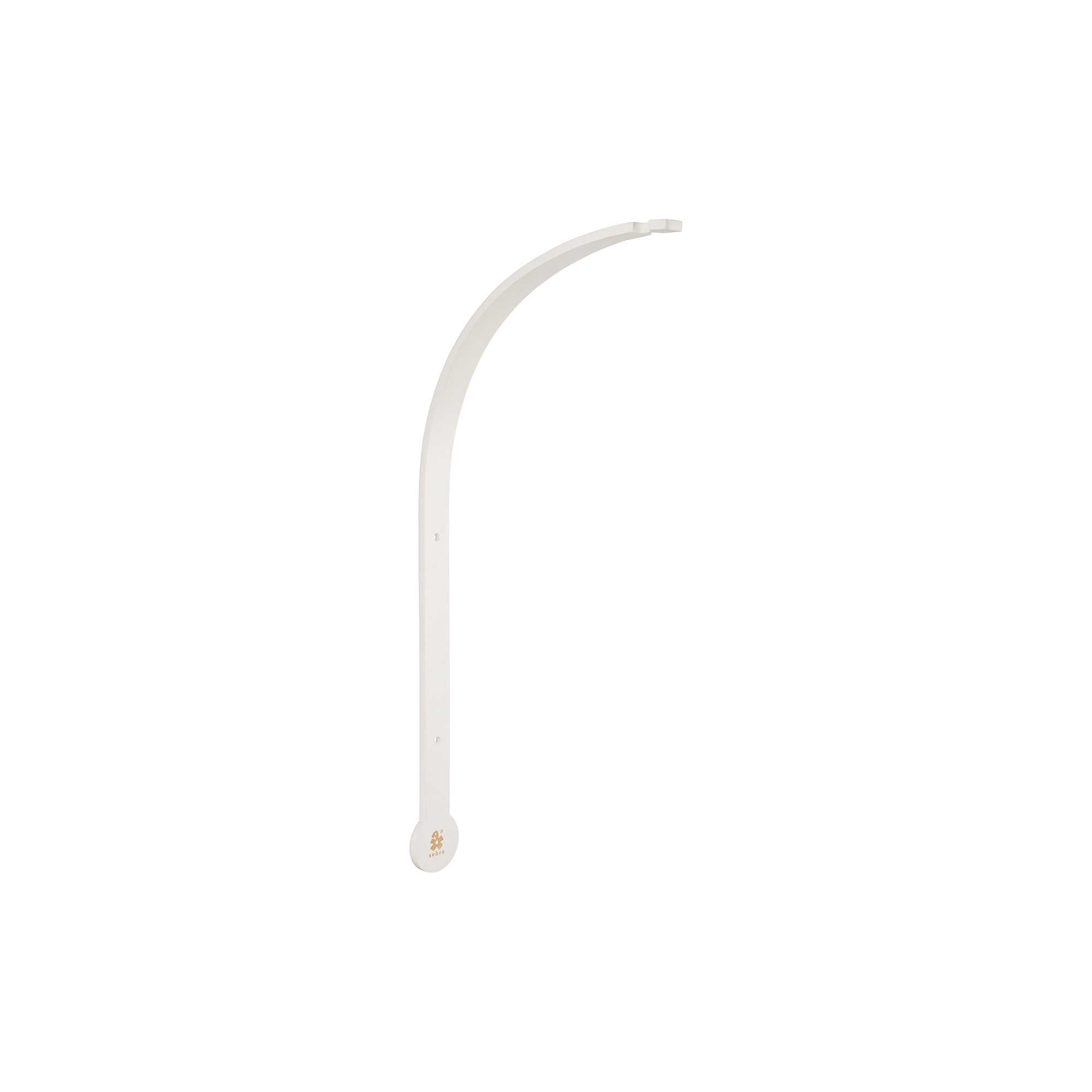 Sebra - Vægmonteret sengehimmel-holder, classic white