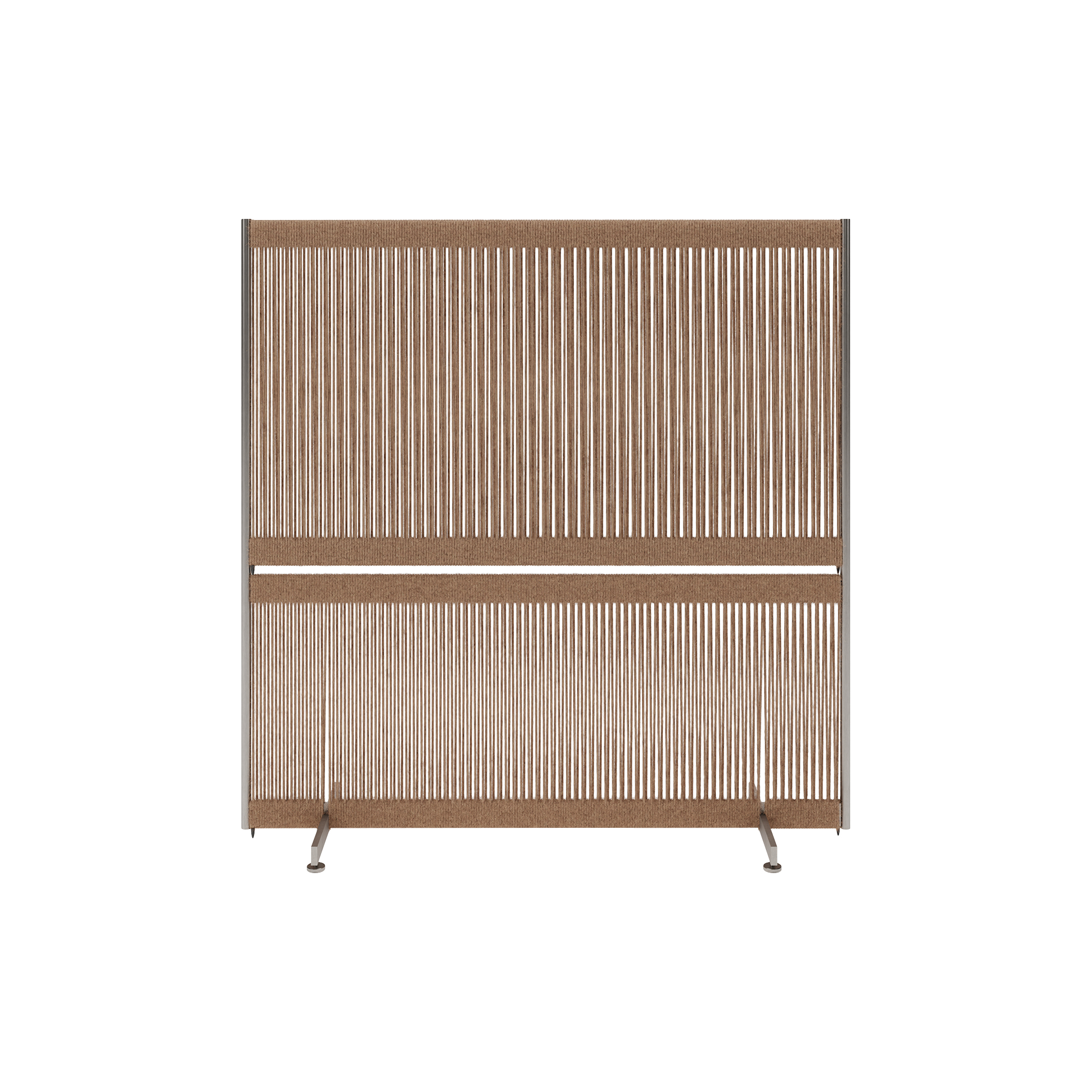 Thorup Copenhagen - Anto Room Divider | Wide H110 | Steel/Brown | Rumdeler
