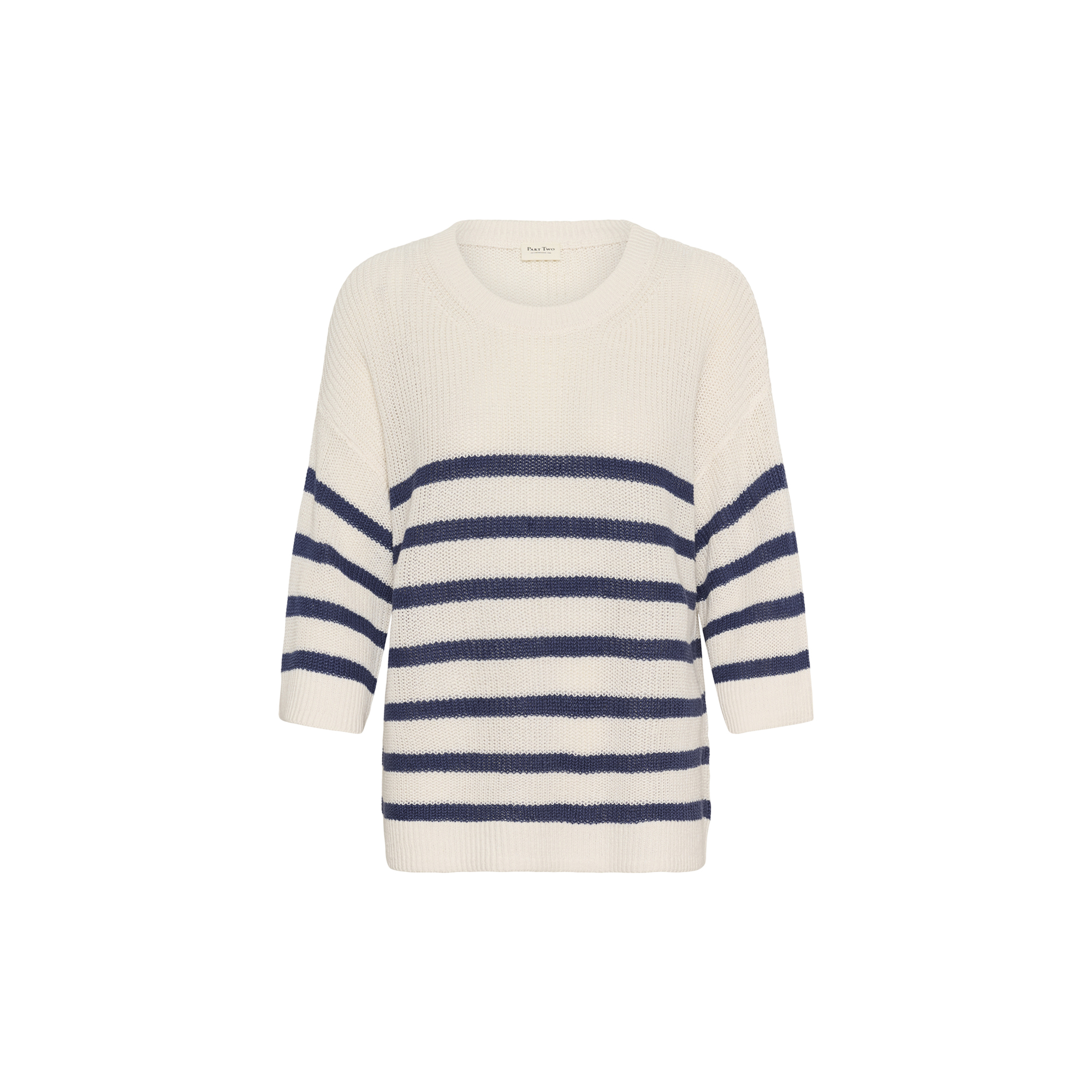 Part Two - AlizaPW Pullover, blue stripe - Str. L