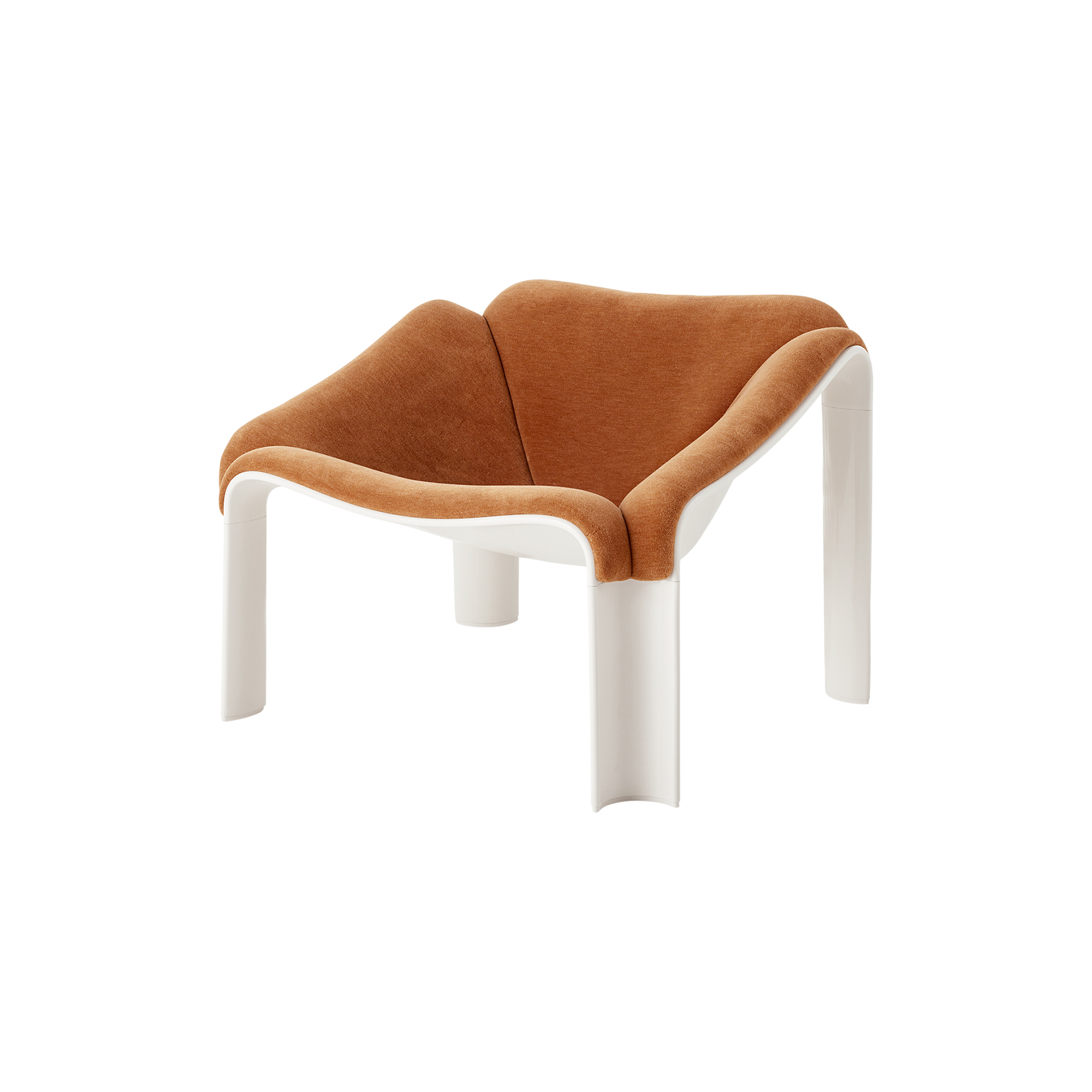 GUBI - F300 Lounge Chair, alabaster white/Alpaca Alto 021
