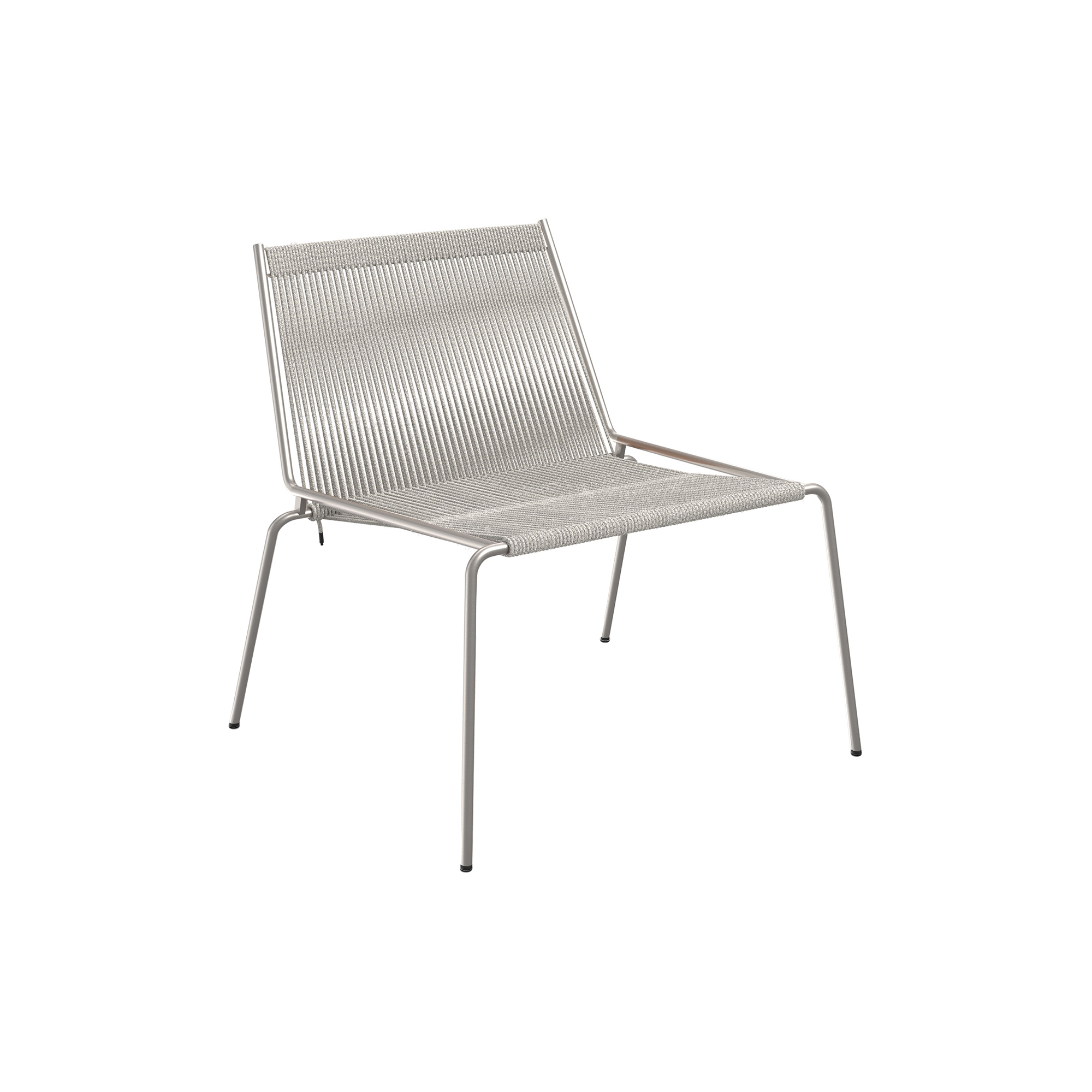 Thorup Copenhagen - Noel Lounge Chair, steel/fair grey