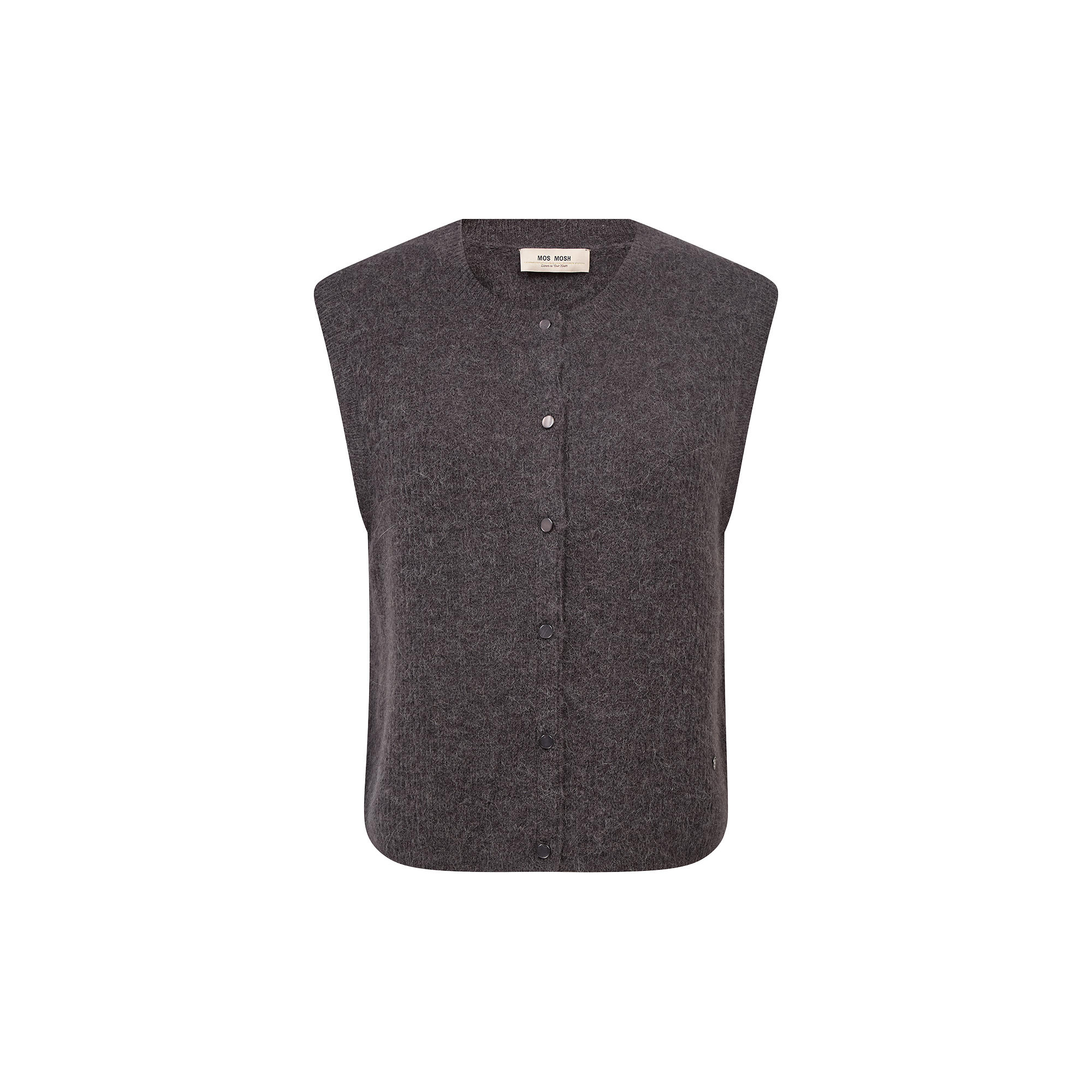 MOS MOSH - MMAlmine Thora Knit Vest, subterranean - Str. S