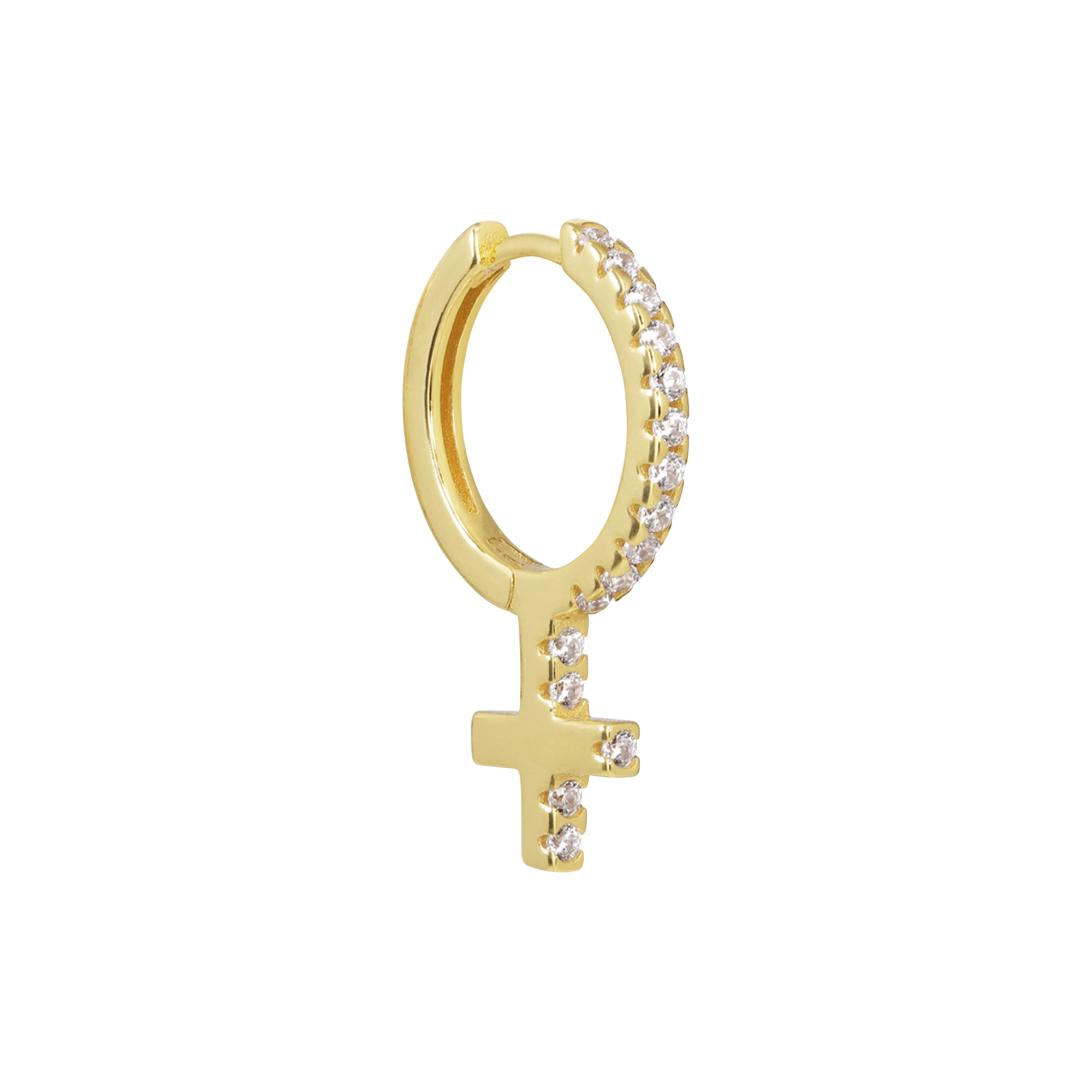 The Earring Shop - Venus in Love Huggie, forgyldt