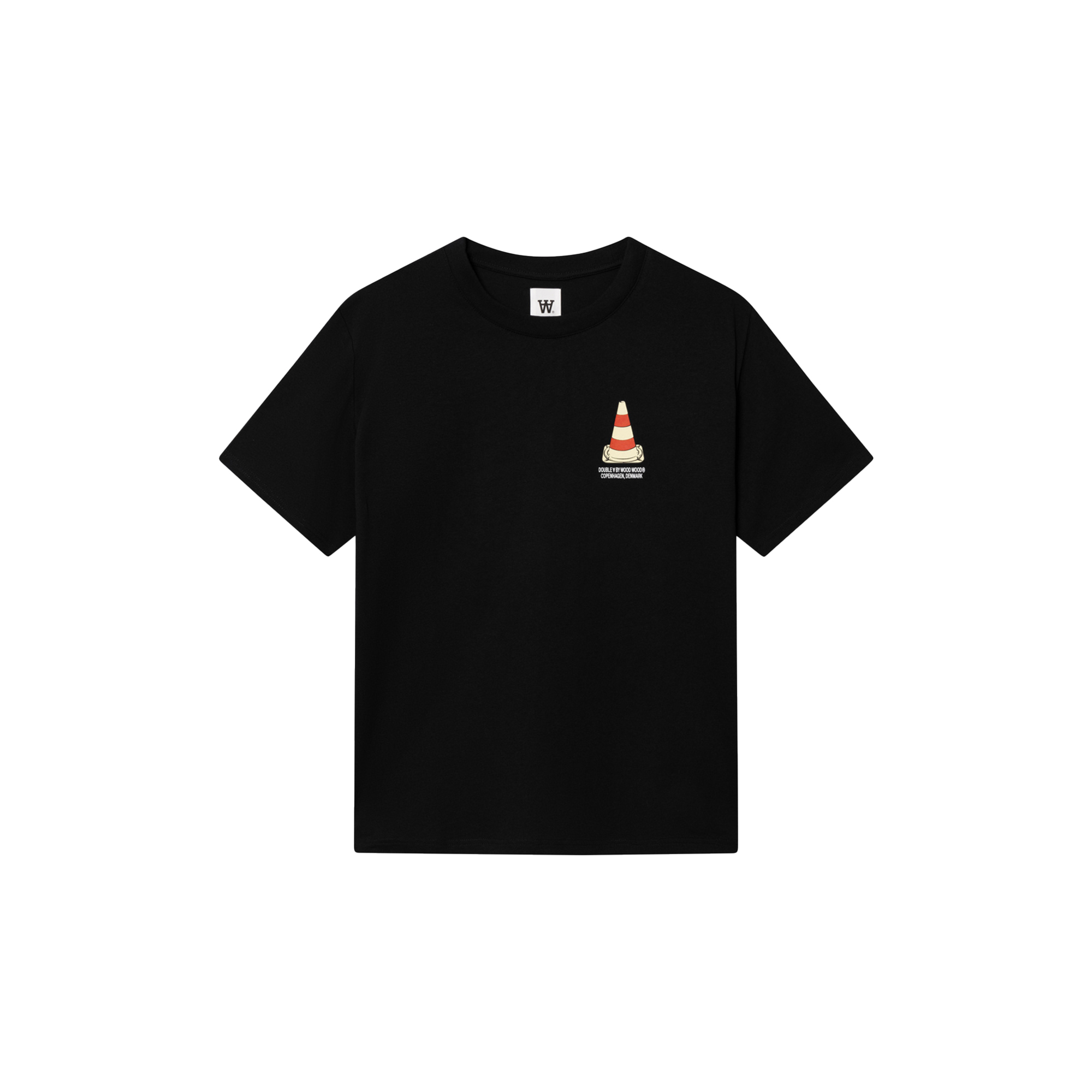 Wood Wood - WWAce T-shirt, black - Str. L