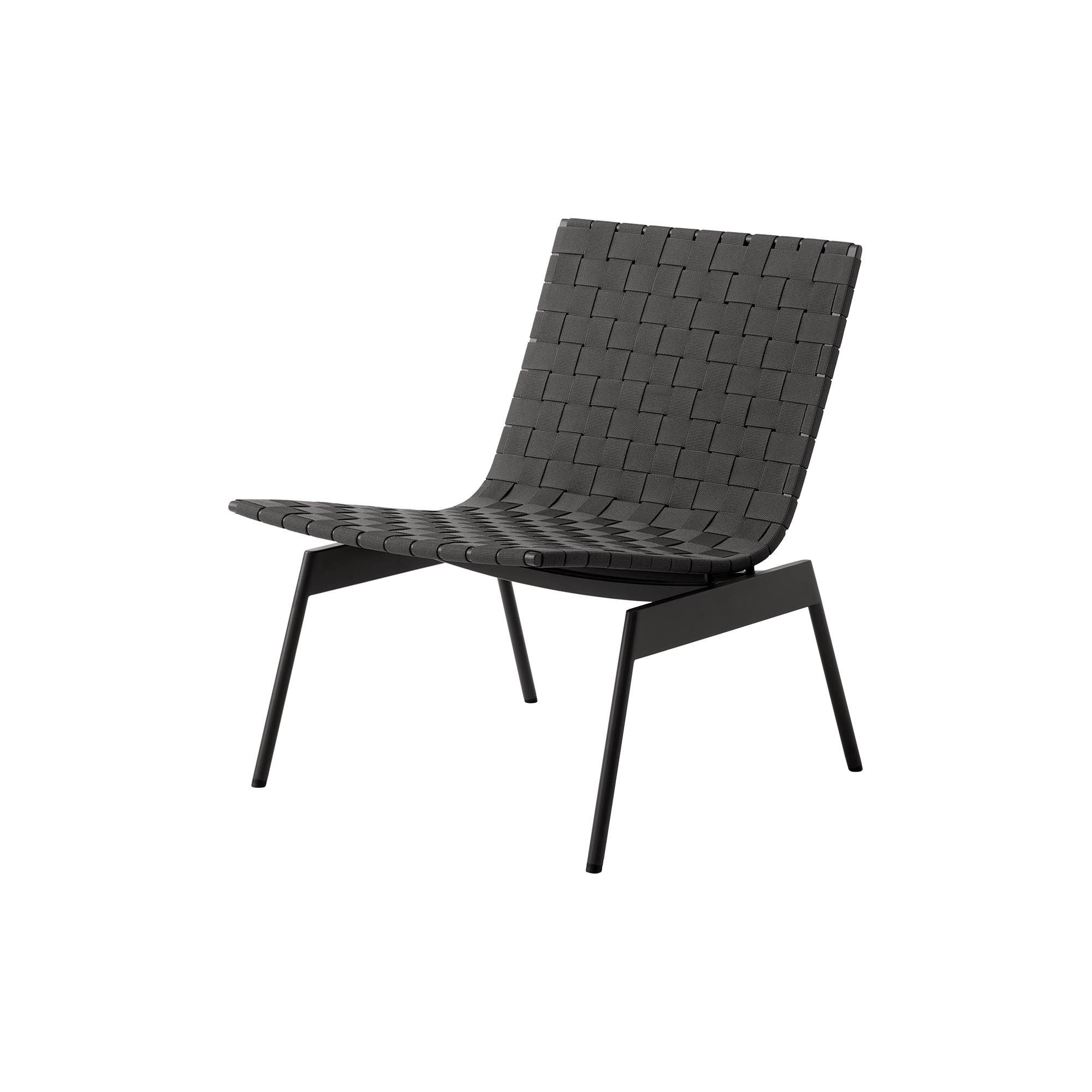 &Tradition - Ville AV44 Outdoor Lounge Stool, warm black