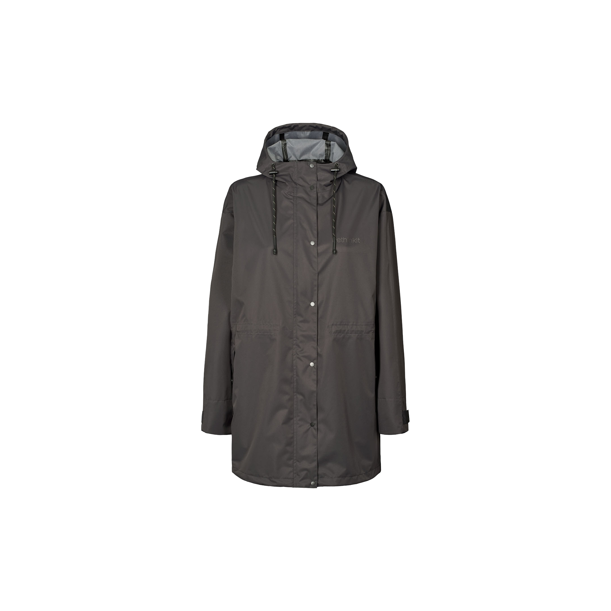 Rethinkit - Rainshell Jacket, almost black - Str. M