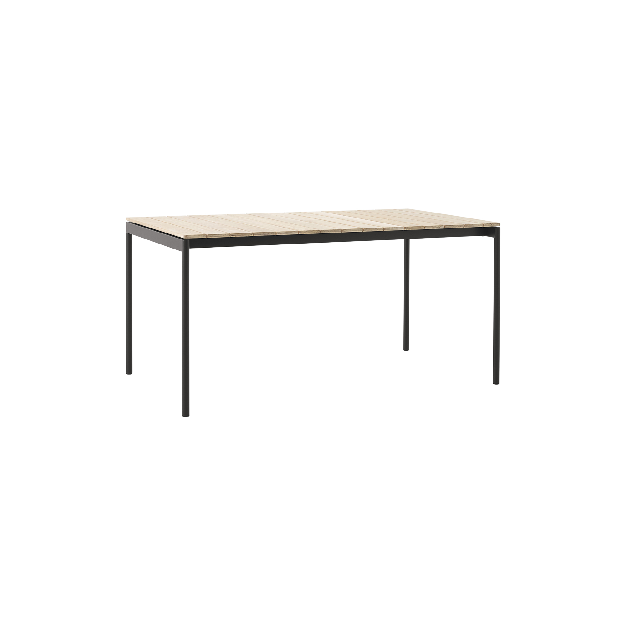 &Tradition - Ville AV25 Outdoor Dining Table, warm black