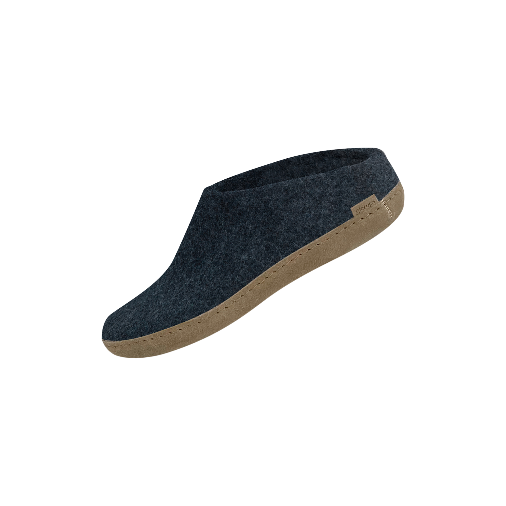 Glerups - Filttøffel, denim - 46