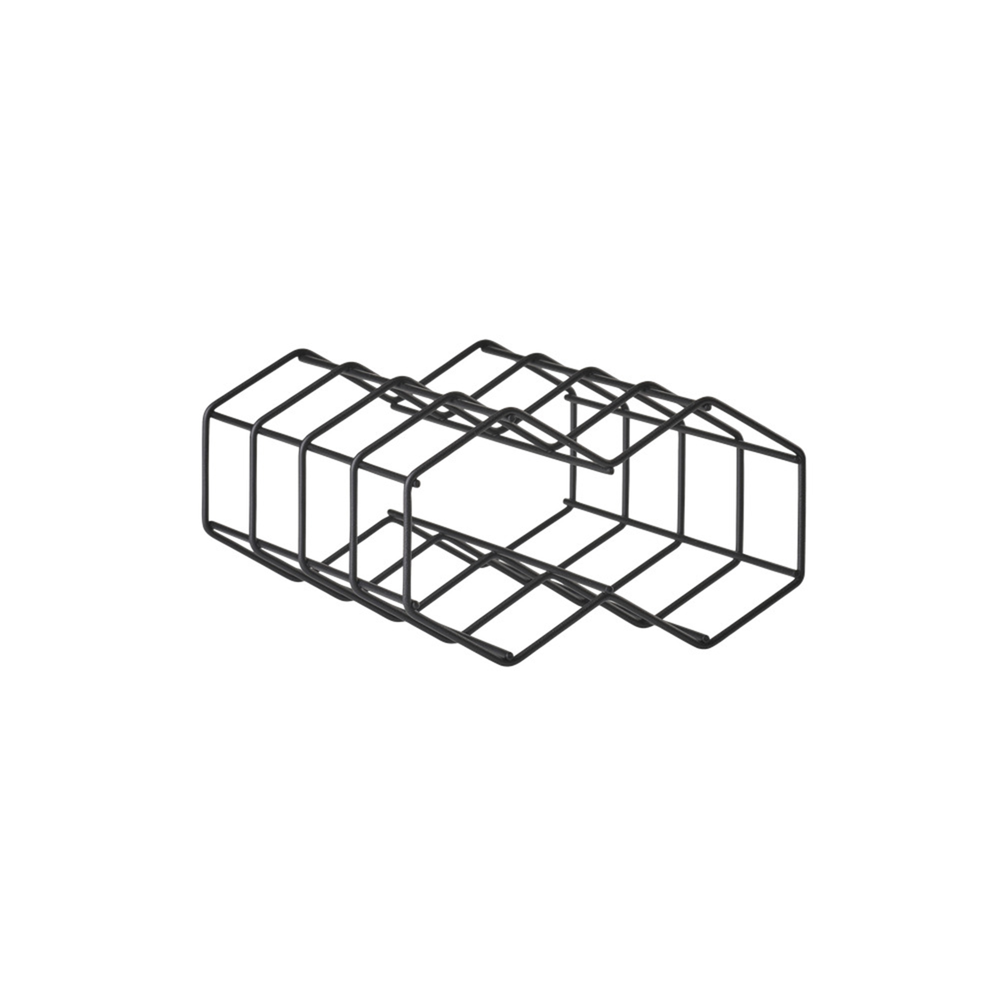 Zone Denmark - Rocks Vinreol 3 flasker, black - 3