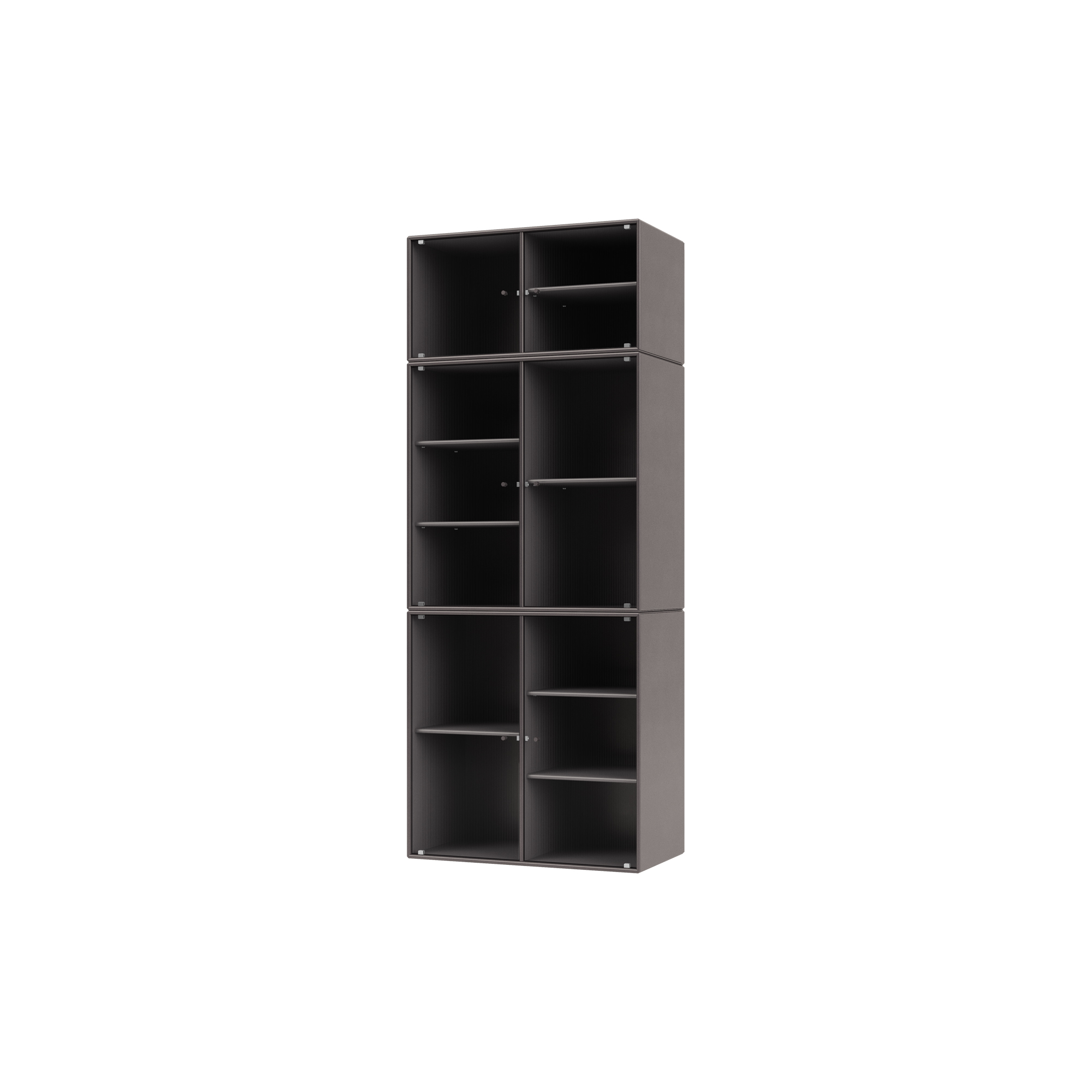 Montana Furniture - RIPPLE IV vitrineskab, 35 coffee