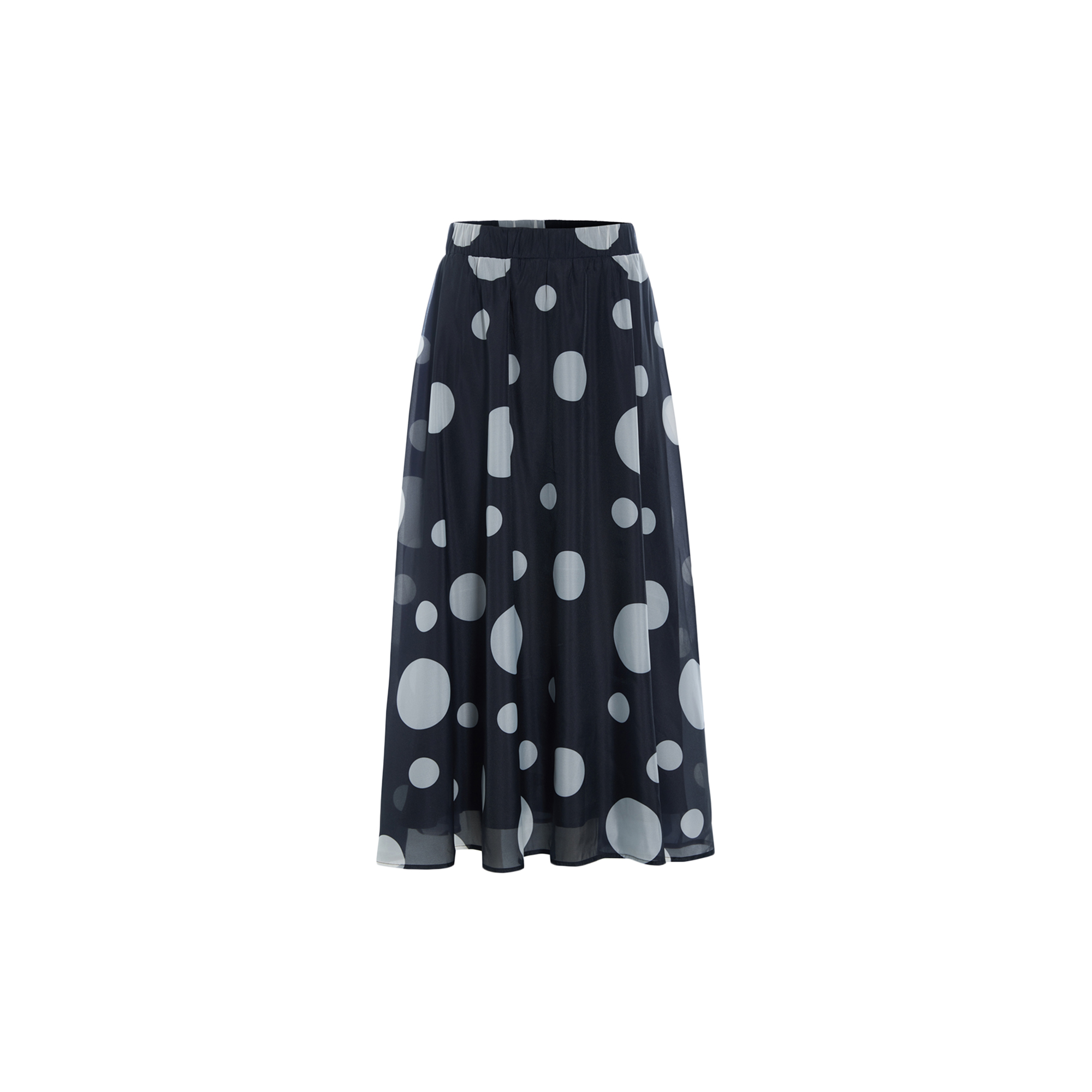 HUNKØN - Blair Long Skirt, black - Str. L