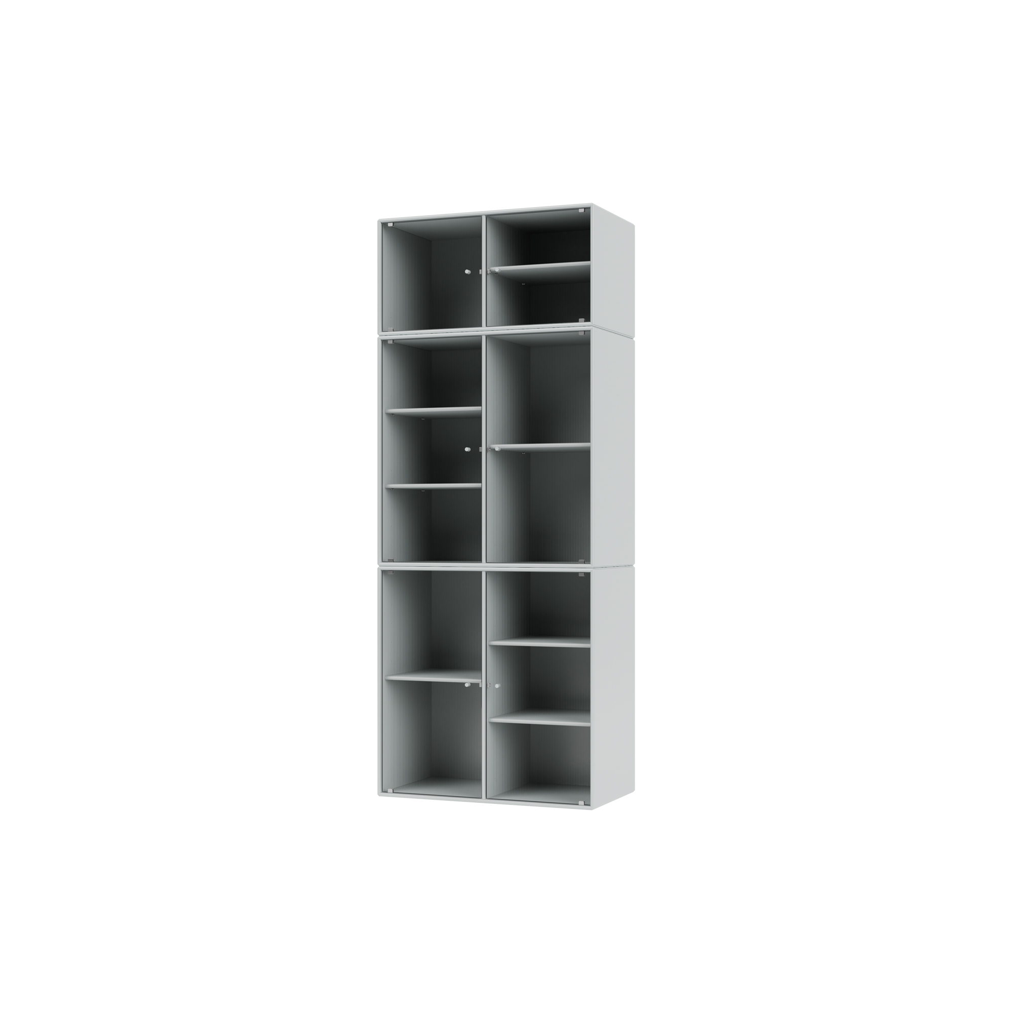 Montana Furniture - RIPPLE IV vitrineskab, 156 oyster