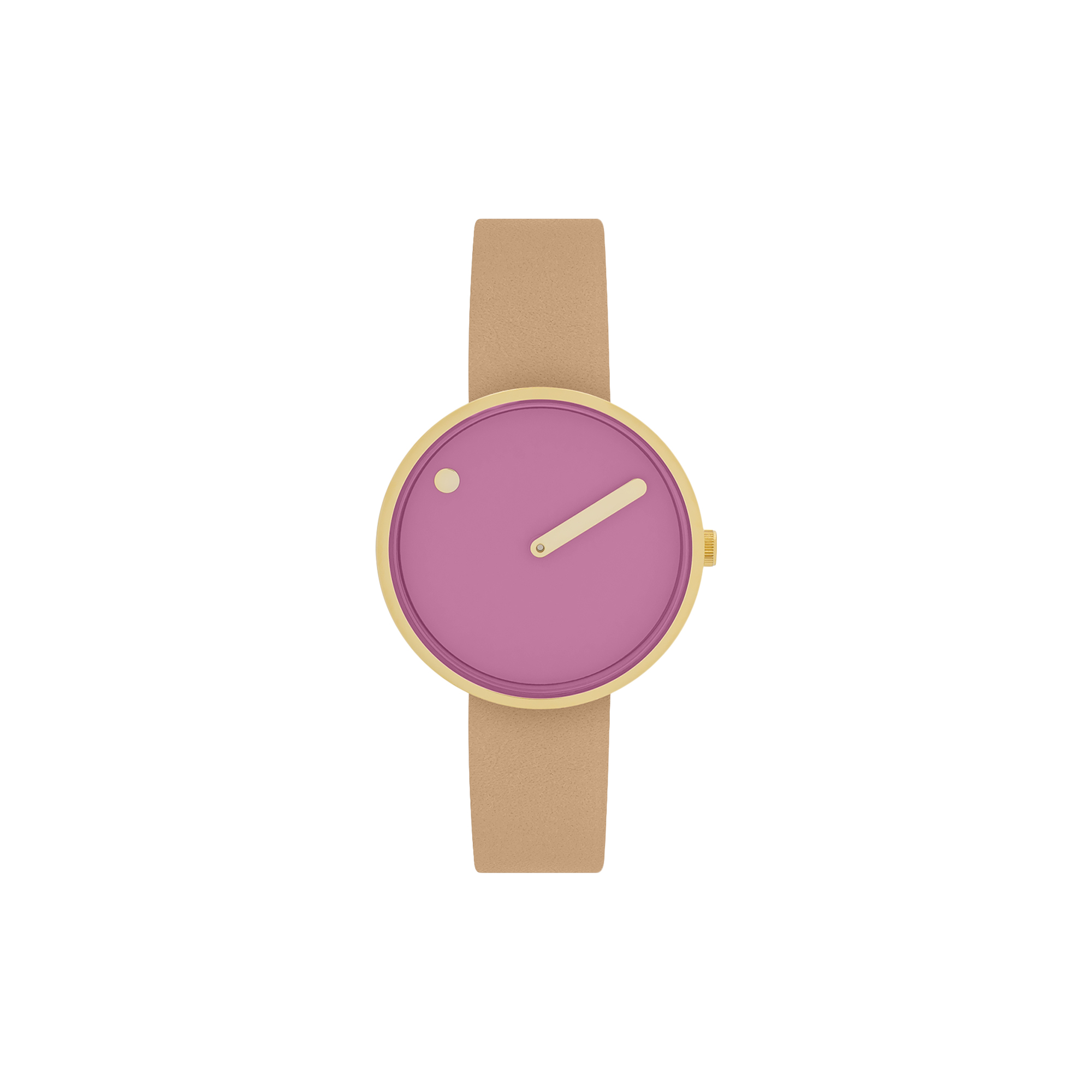 PICTO - PICTO armbåndsur, pink/peruvian brown - 34mm
