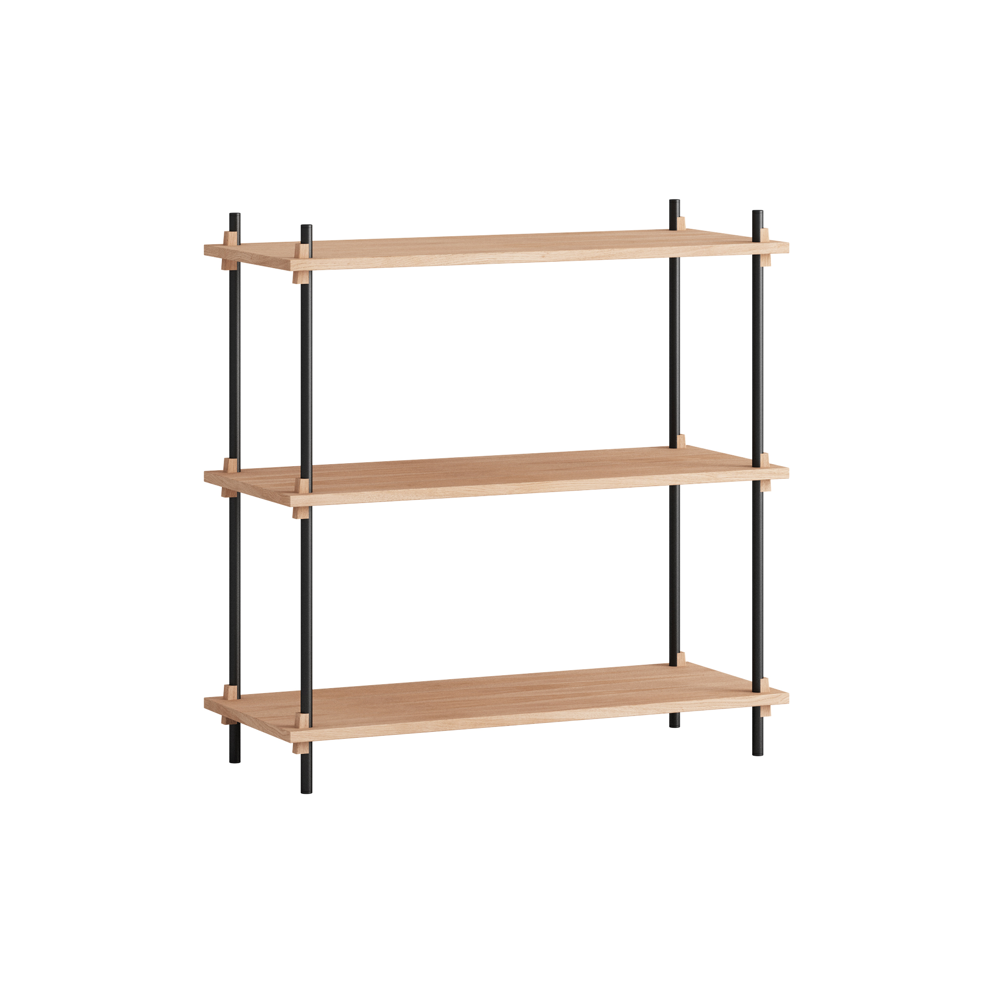 MOEBE - Shelving Classic Standard, oak/black