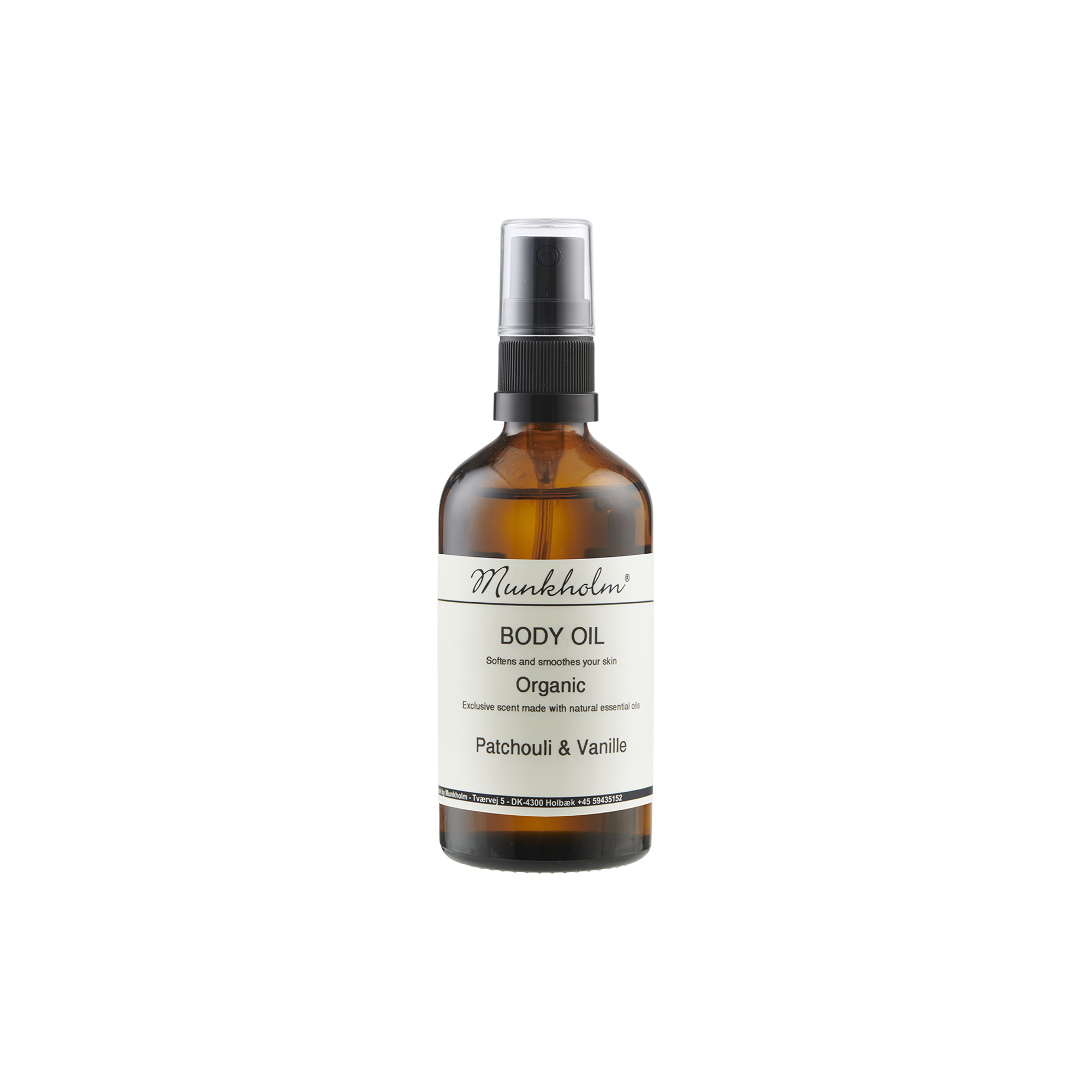 Munkholm - Økologisk kropsolie, patchouli & vanilla