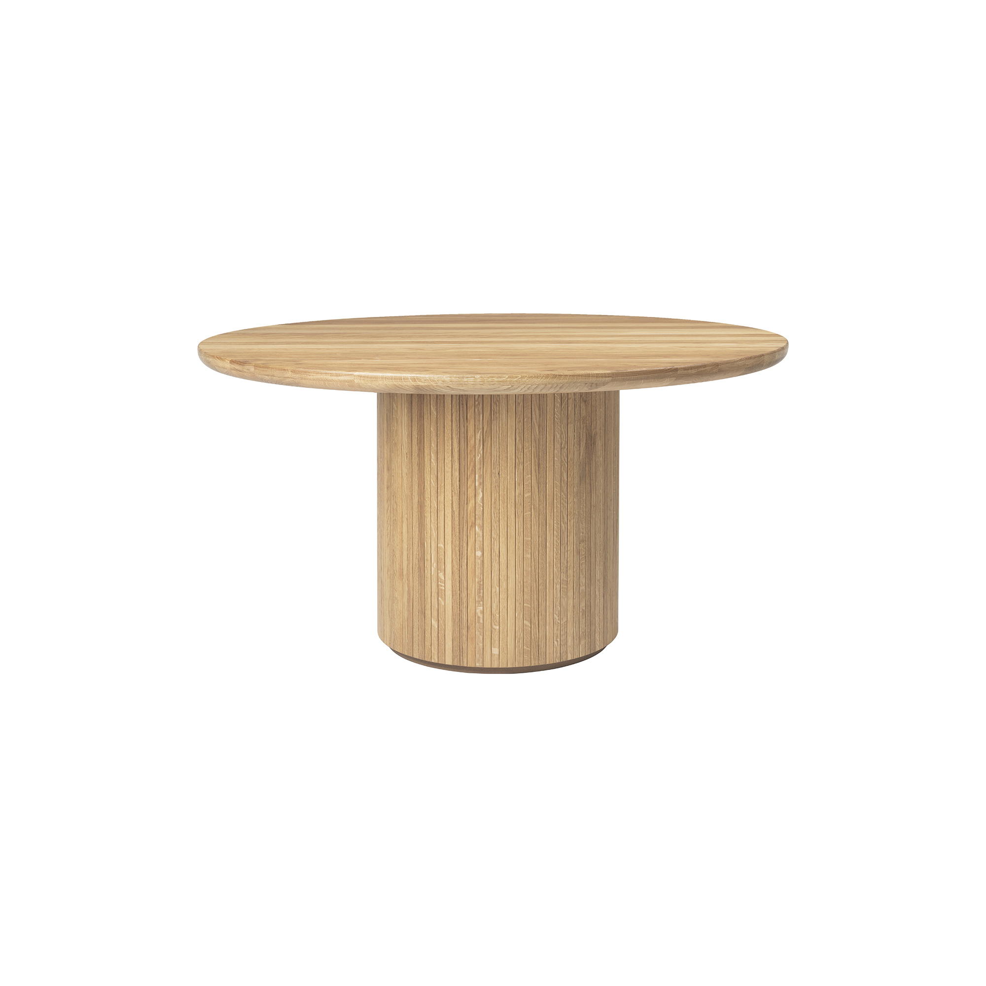 GUBI - Moon Round Dining Table, oiled oak - Ø120 cm