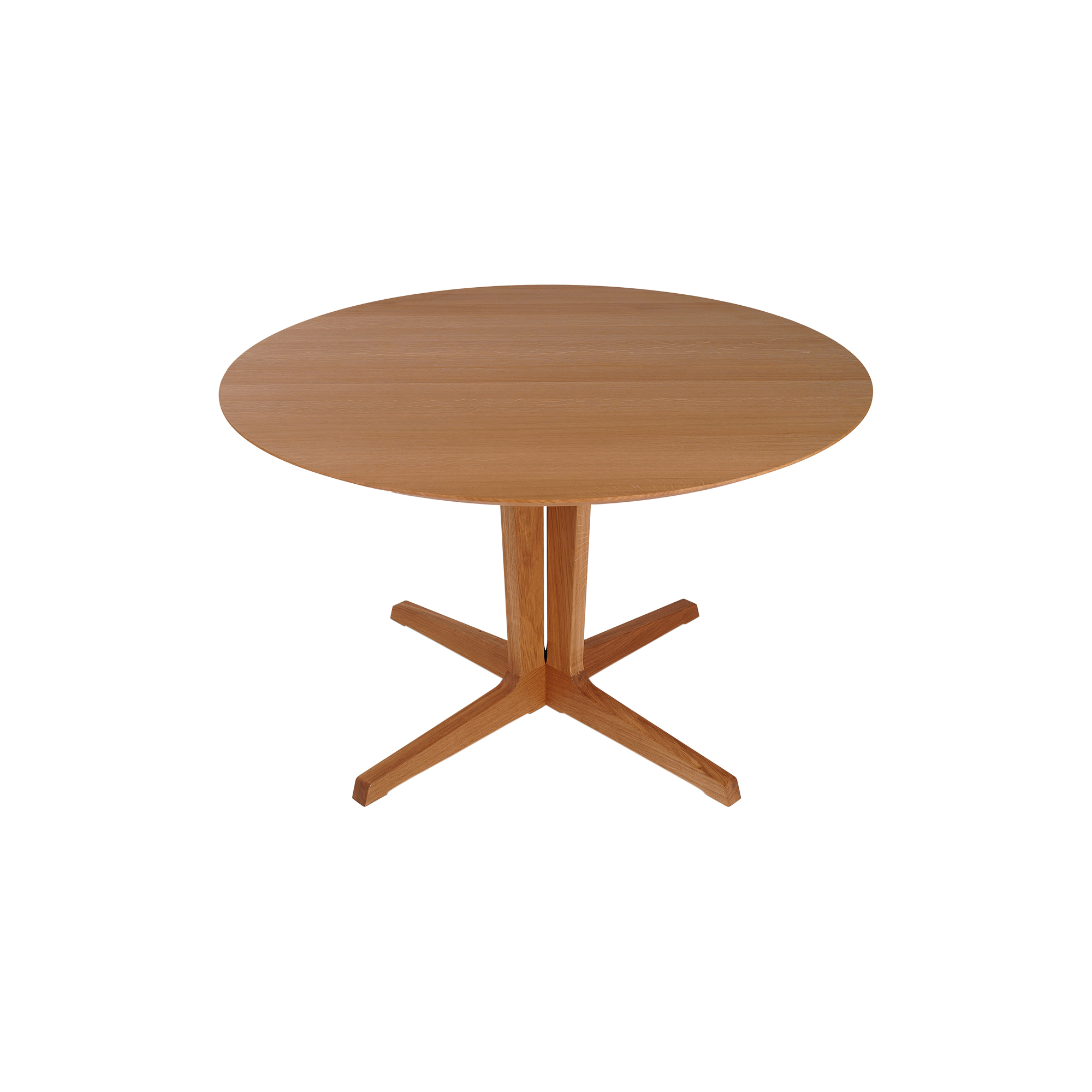 Bernh. Pedersen & Søn - BPS178 Dining Table, oiled oak, Dining Table No. 178 - H: 73 x L: 120-220 x Ø 120 cm.